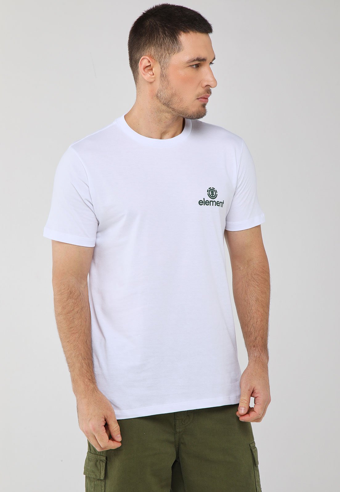 Camiseta Masculina Element Peaks Branca