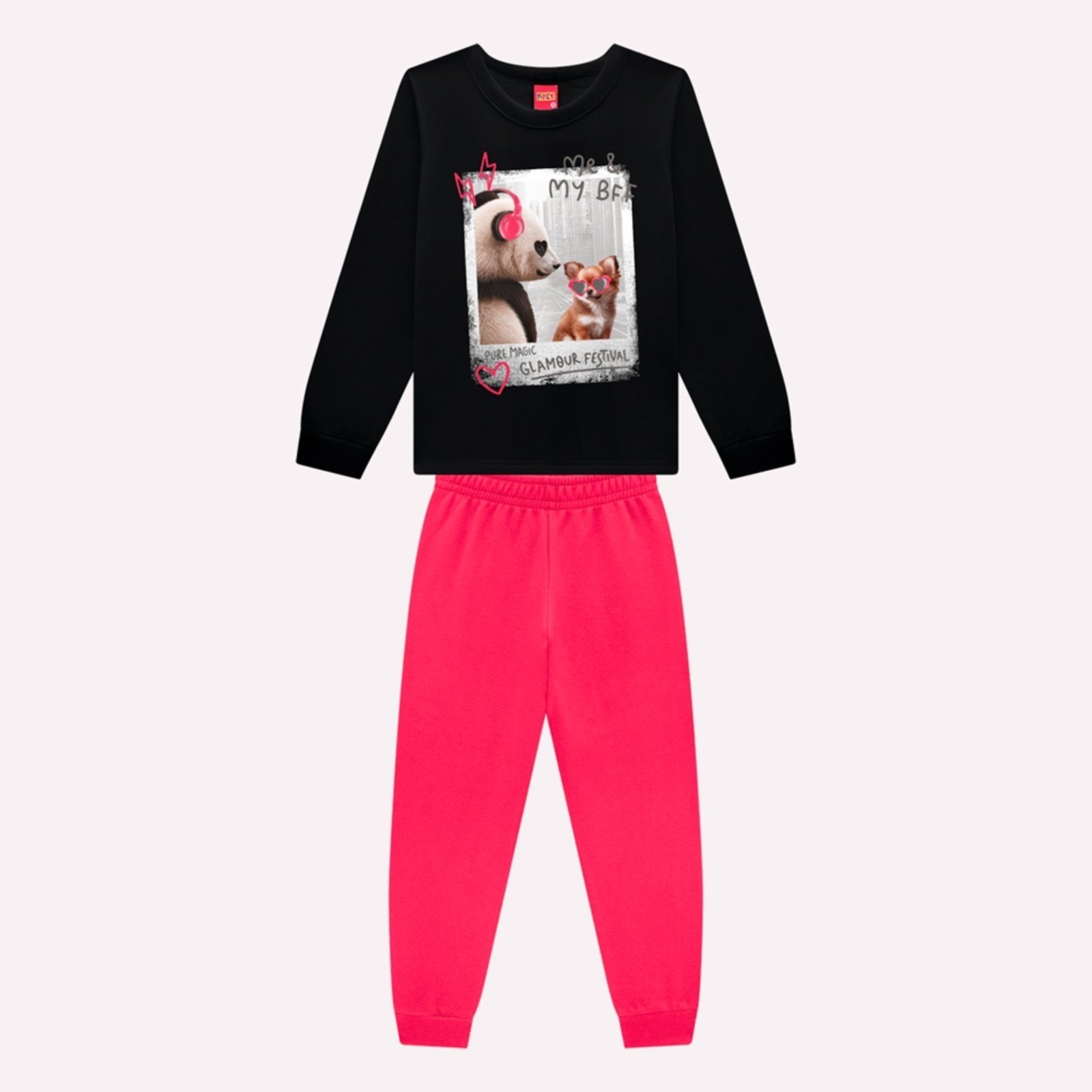 Infantil - Conjunto Menina Estampa Kyly