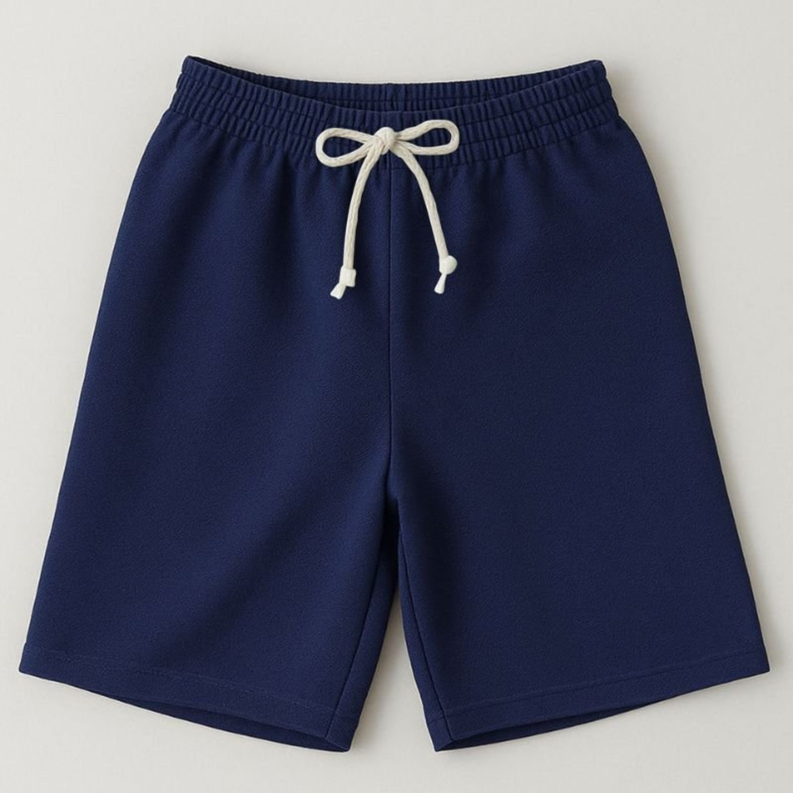 Infantil - Bermuda Moletinho Masculina Marinho com Cardaço - Look