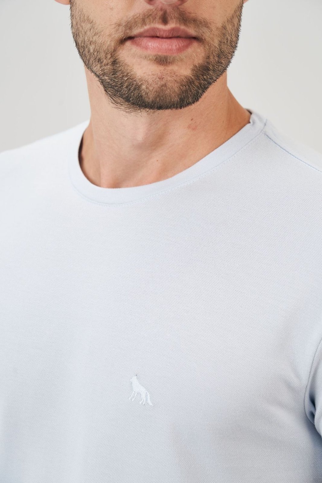 Vista 3 Camiseta Piquet Basic Masculina Acostamento ACOSTAMENTO MASCULINO azul ACOSTAMENTO MASCULINO azul