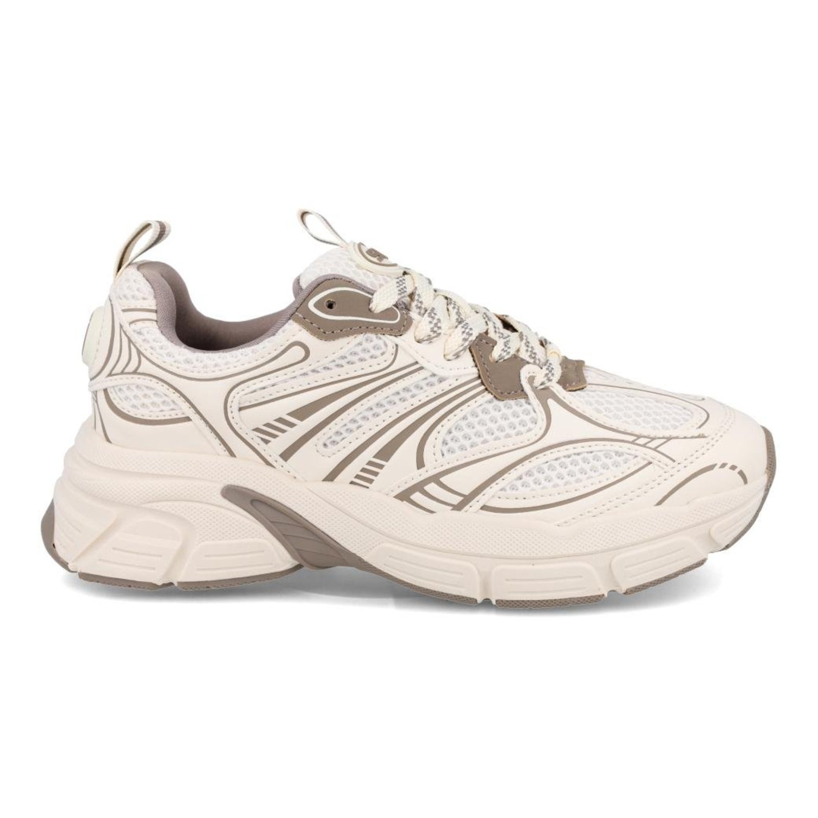 Tênis Via Marte Chunky Casual Feminino Bege