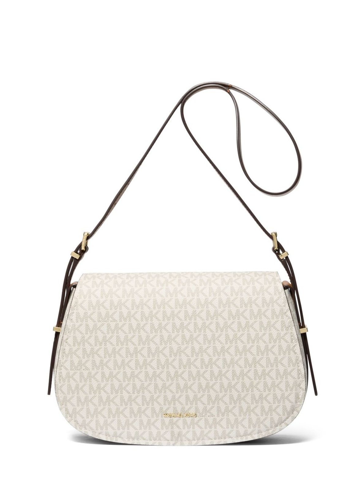 Vista 2 Bolsa Transversal Lydia Logo Média 30R5gl0m2b149 Michael Kors branco Michael Kors branco