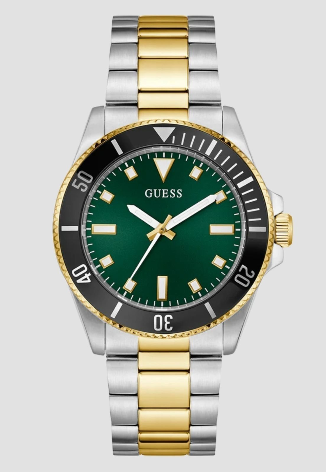 Relógio Guess Sport Aço Dourado e Prata