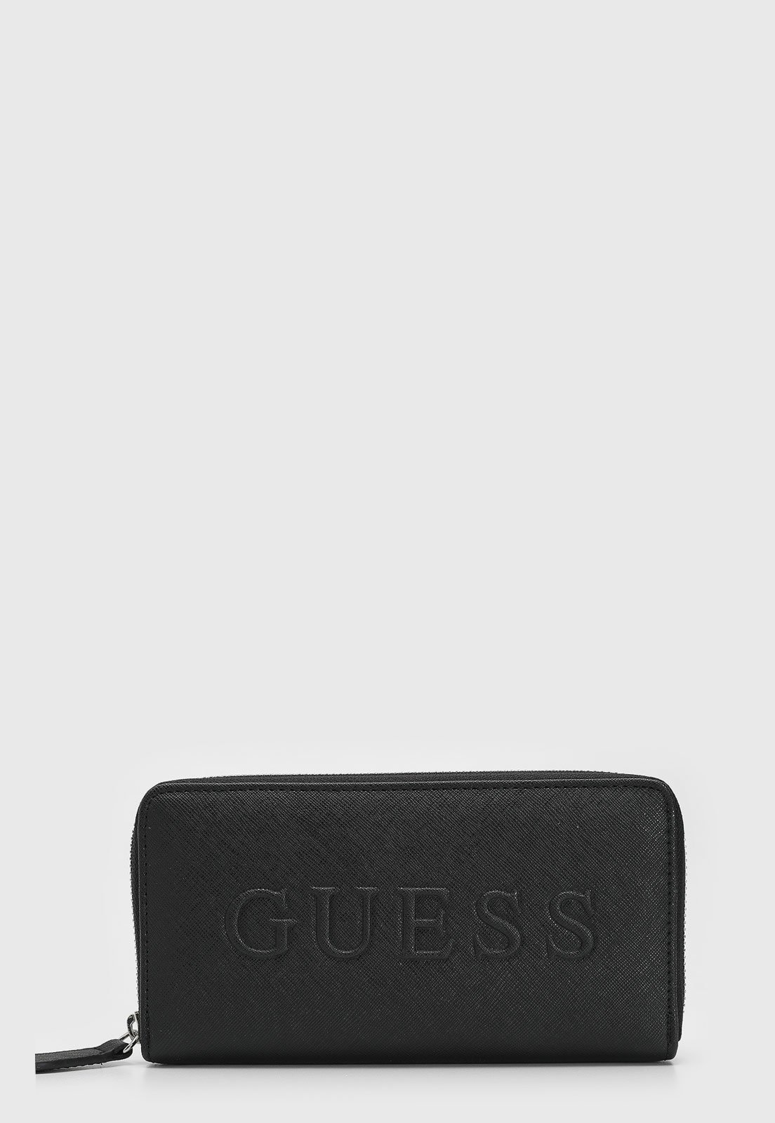 Vista 2 Carteira Retangular Guess Logo Preta Guess preto