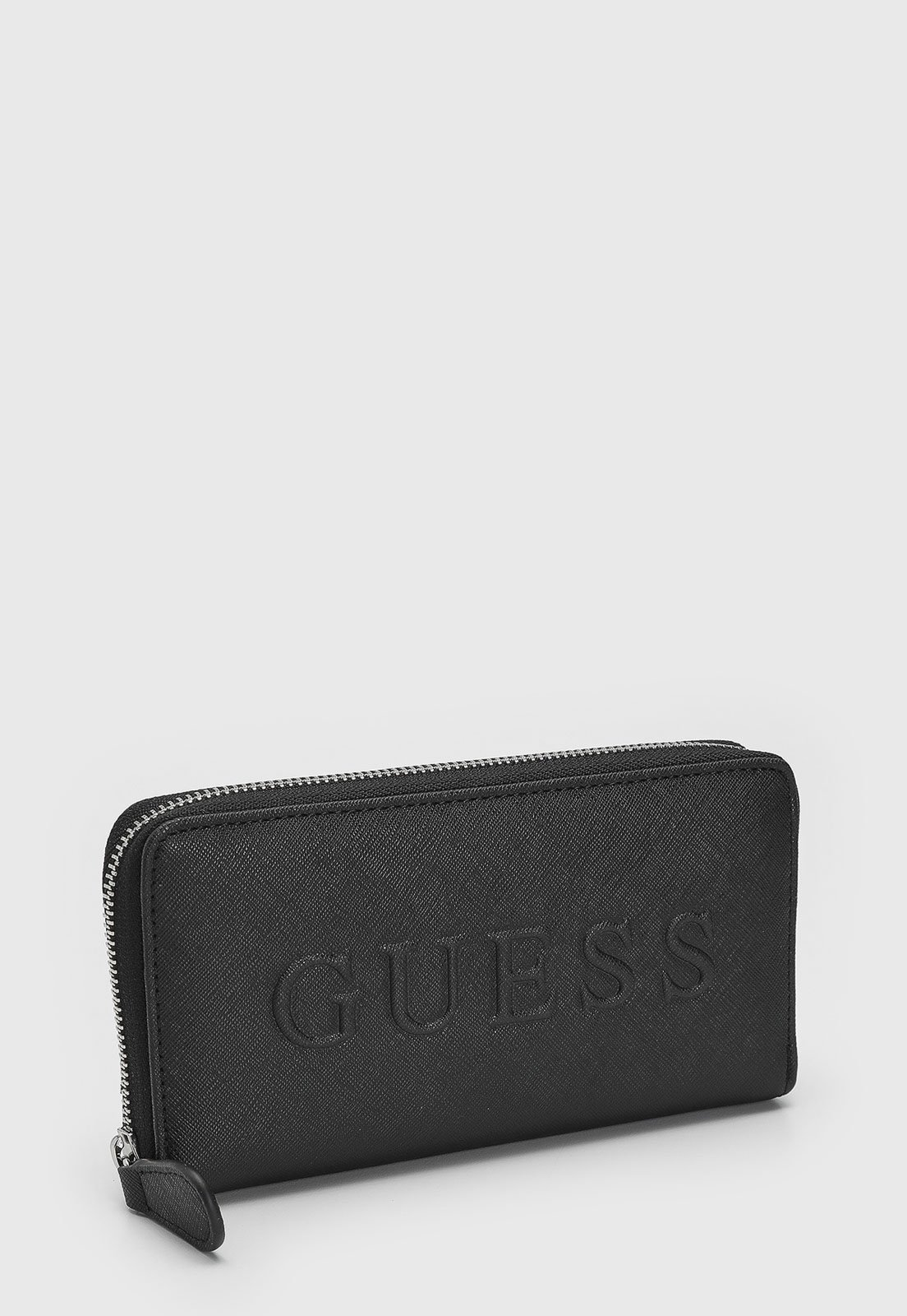 Vista 3 Carteira Retangular Guess Logo Preta Guess preto