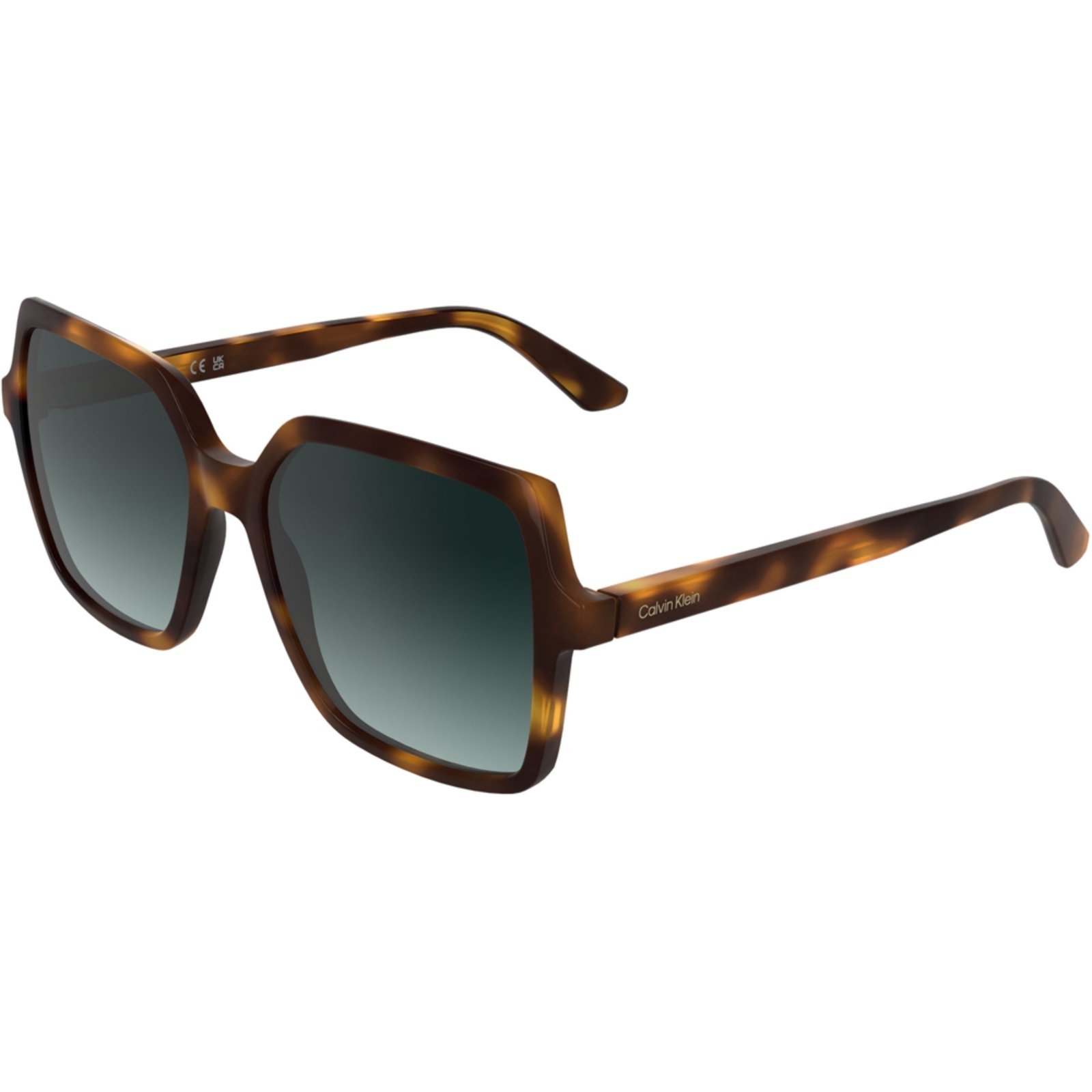 Vista 2 Óculos de Sol Calvin Klein CK25537S 235 Feminino marrom marrom