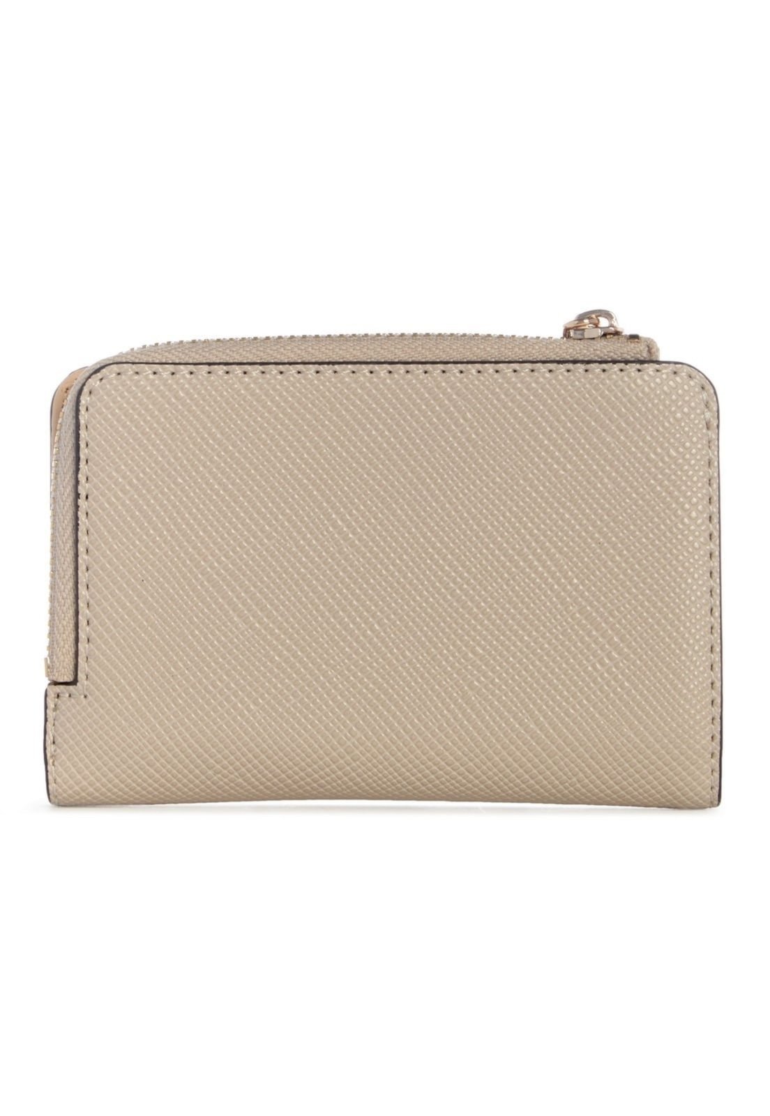 Vista 3 Carteira Guess Laurel II Card Case Bege Guess cinza