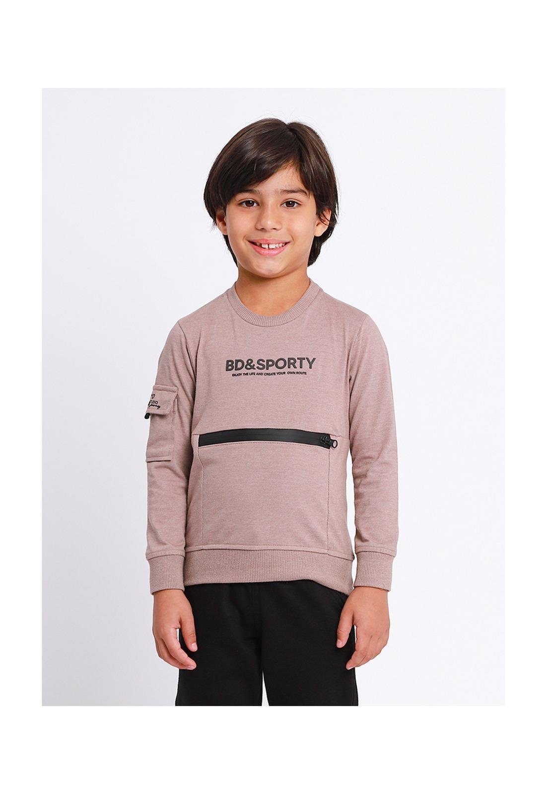Infantil - Blusa Longo Menino Nude Banana Danger 4 Marrom
