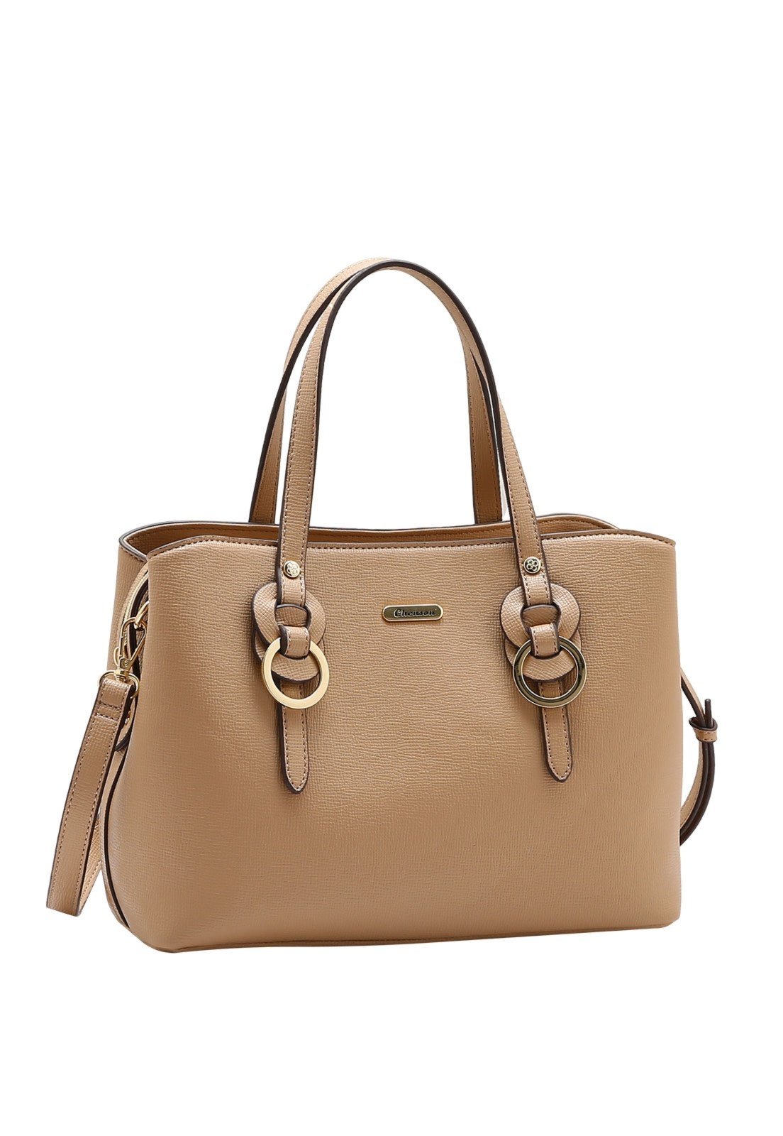 Bolsa Feminina Chenson Mão Elos 3485660 Marrom