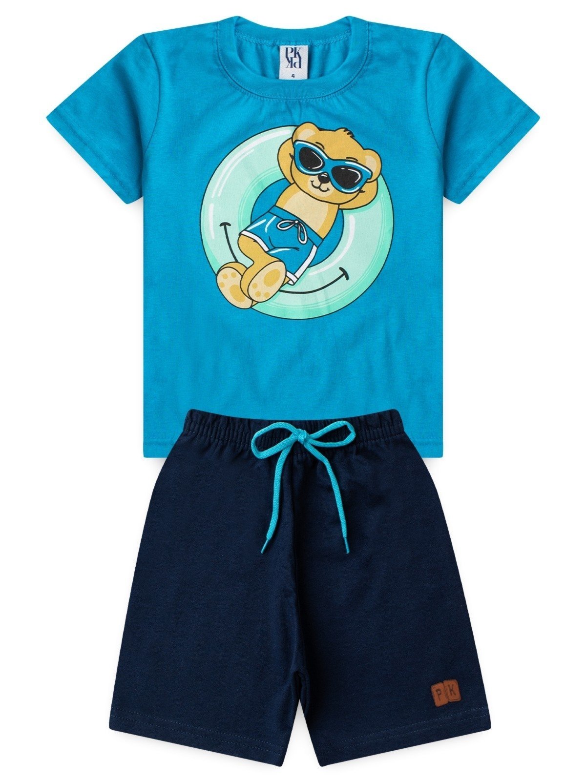 Vista 2 Infantil - Conjunto Platinum Férias De Verão PLATINUM KIDS azul PLATINUM KIDS azul