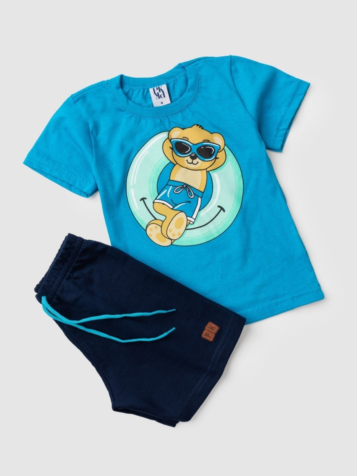 Vista 3 Infantil - Conjunto Platinum Férias De Verão PLATINUM KIDS azul PLATINUM KIDS azul