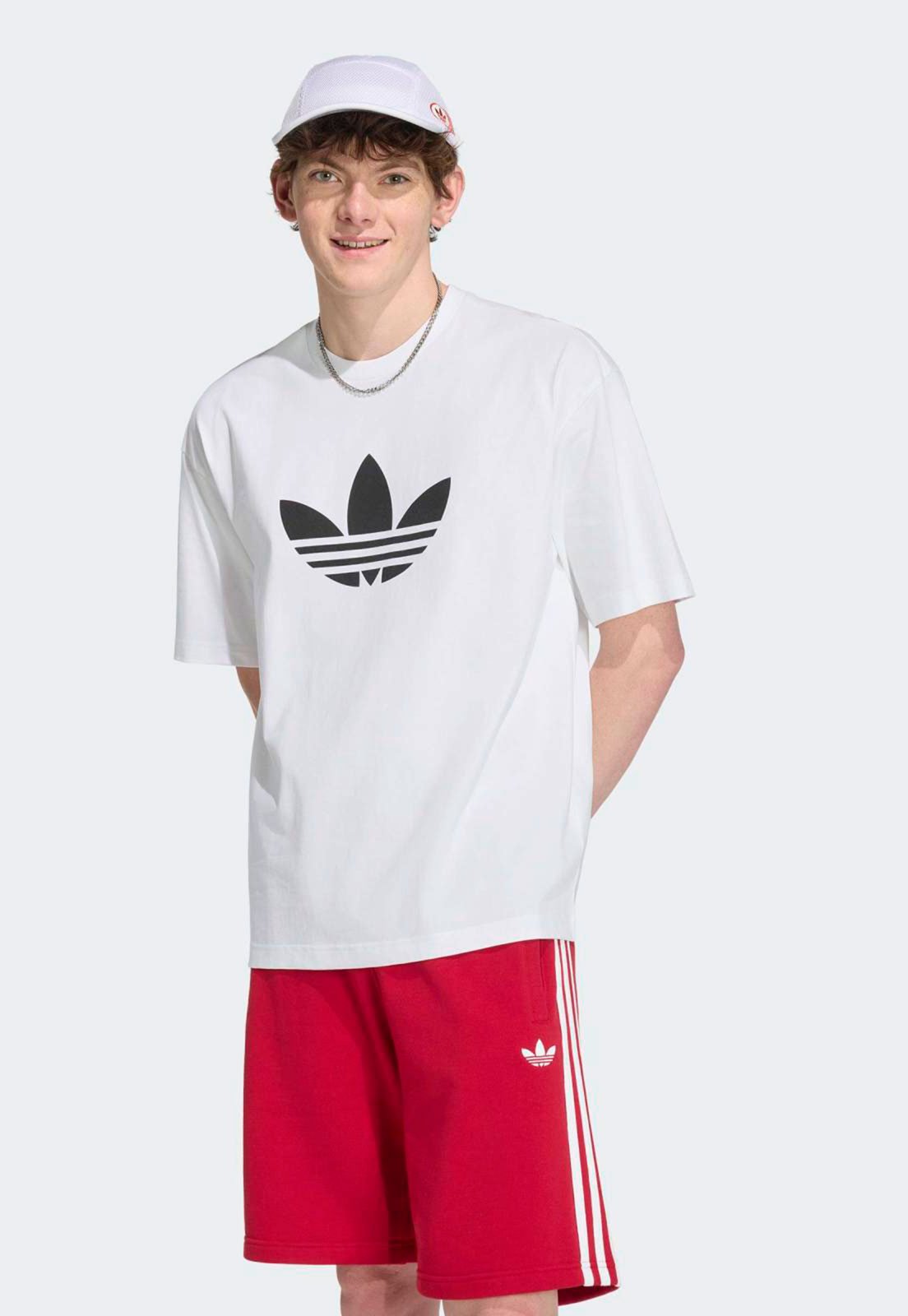Camiseta Masculina adidas Originals Adicolor Branca