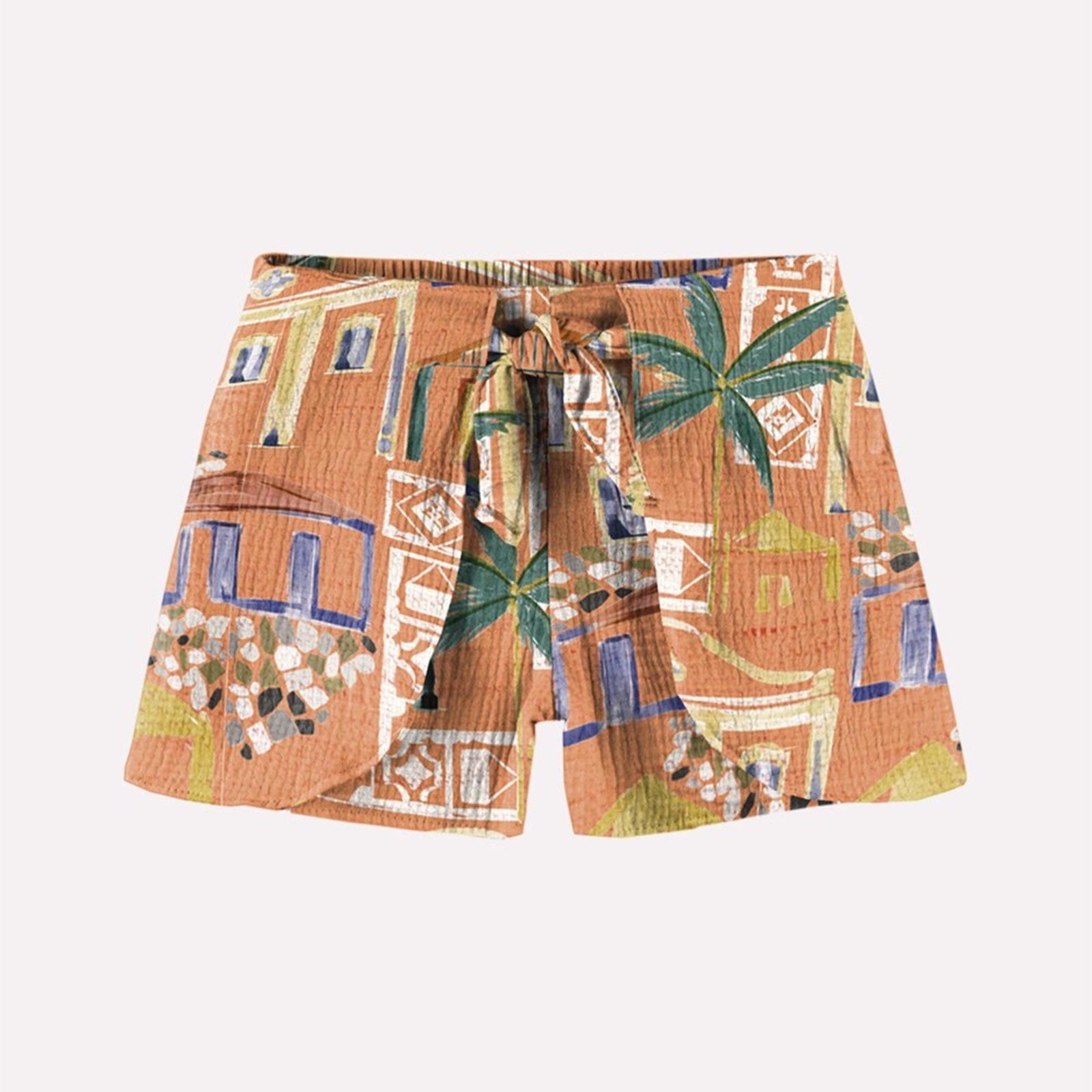 Infantil - Short Menina em Gaze Nanai