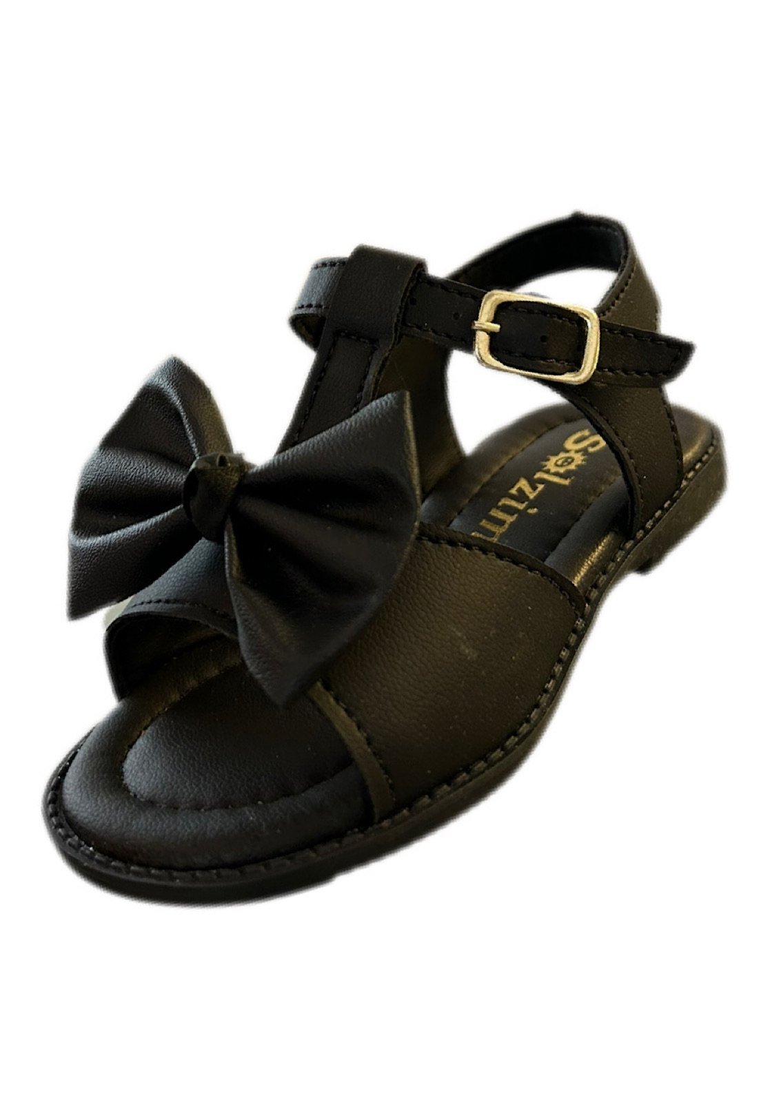 Infantil – Sandália menina infanil Solzim laço preto