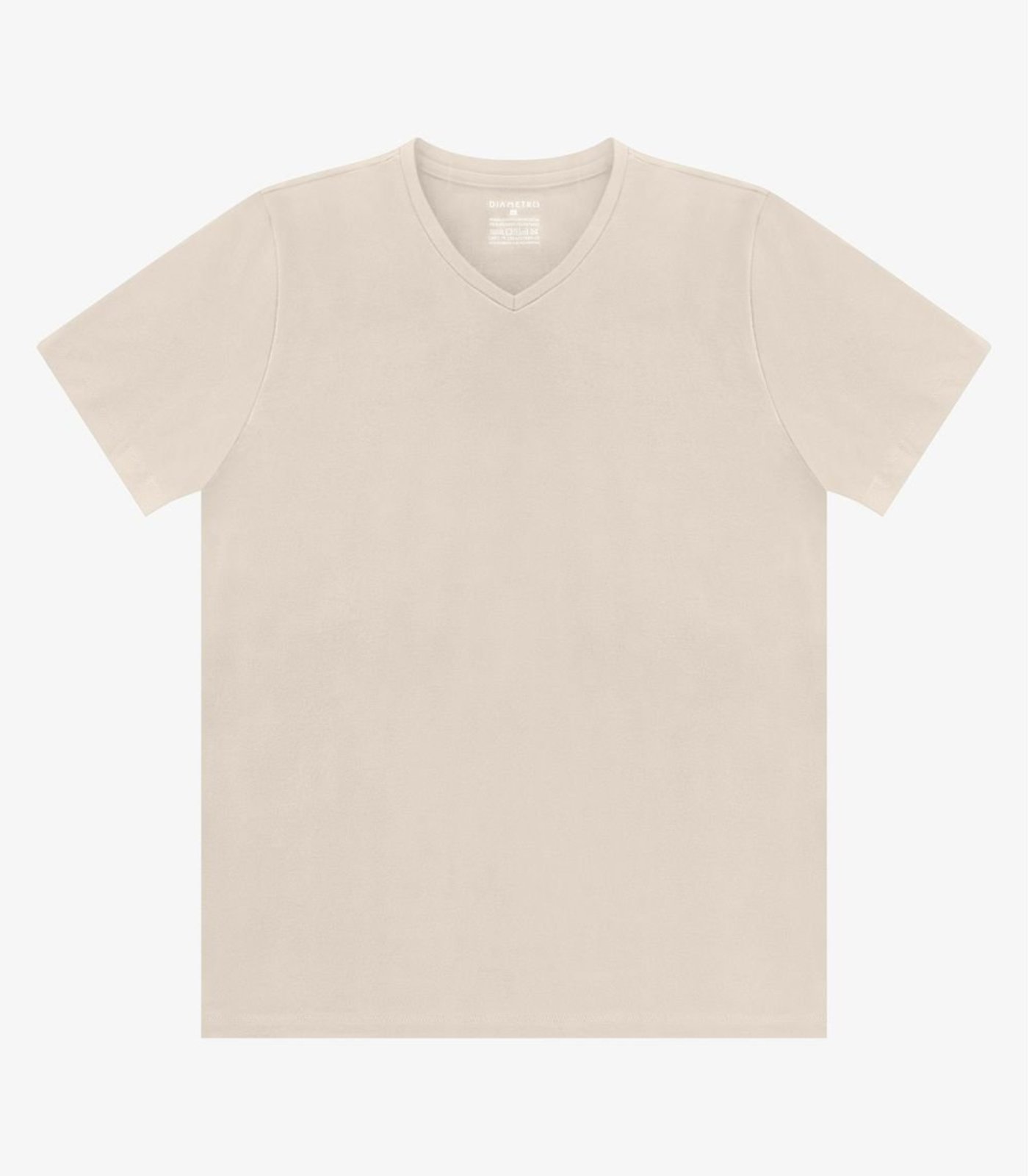 Camiseta Cotton Leve Masculina Diametro Bege