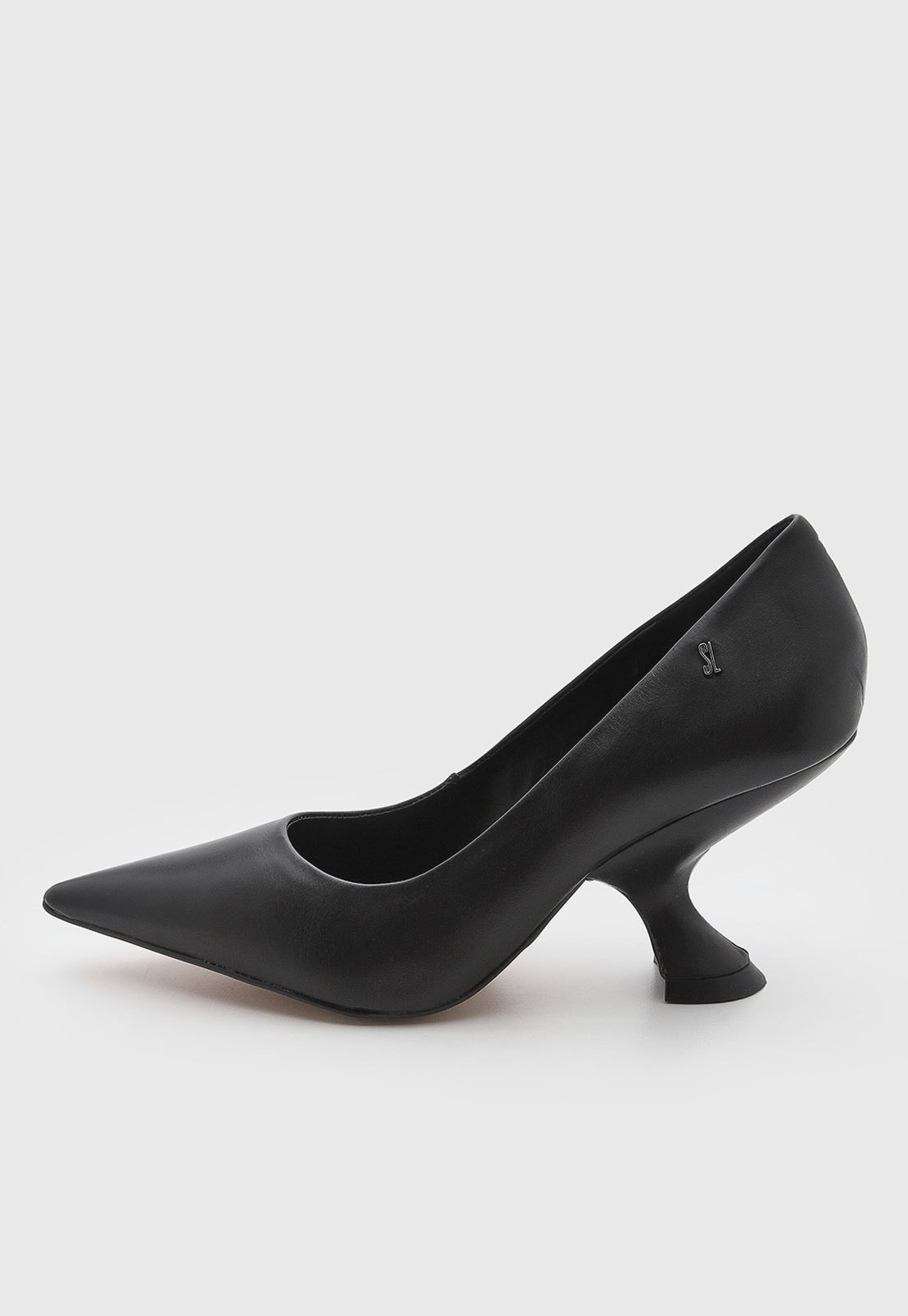 Scarpin Feminino Santa Lolla Couro Preto