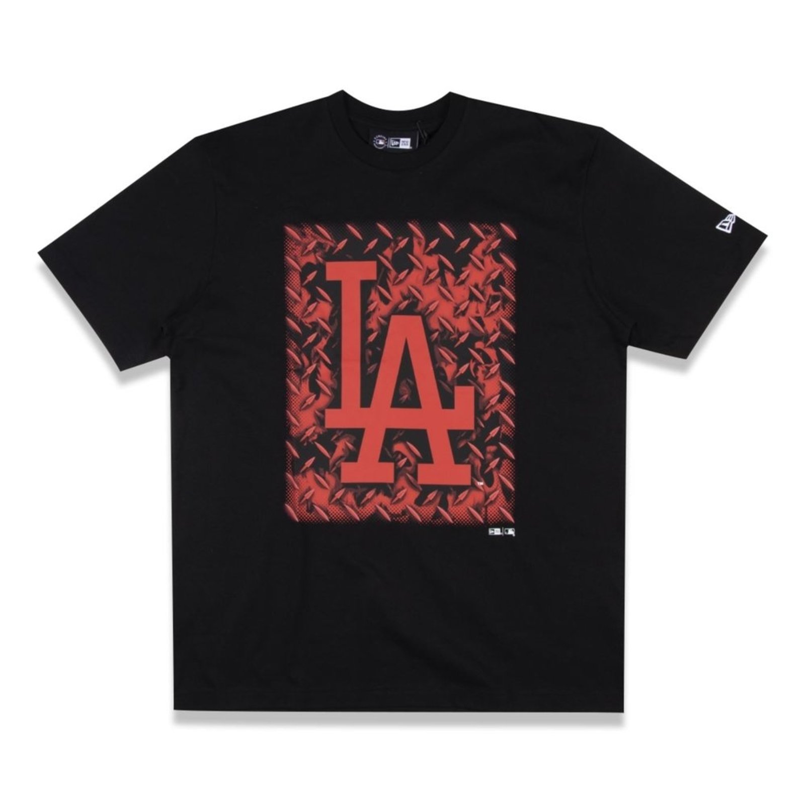 Camiseta New Era Regular Los Angeles Dodgers MLB Preto