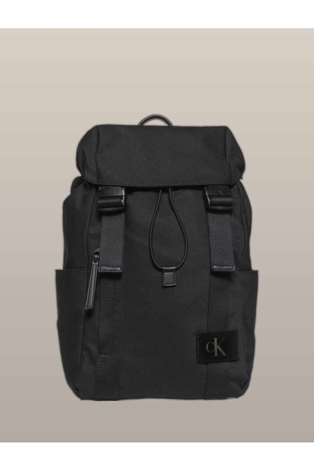 Mochila Calvin Klein Jeans Canvas - Preto