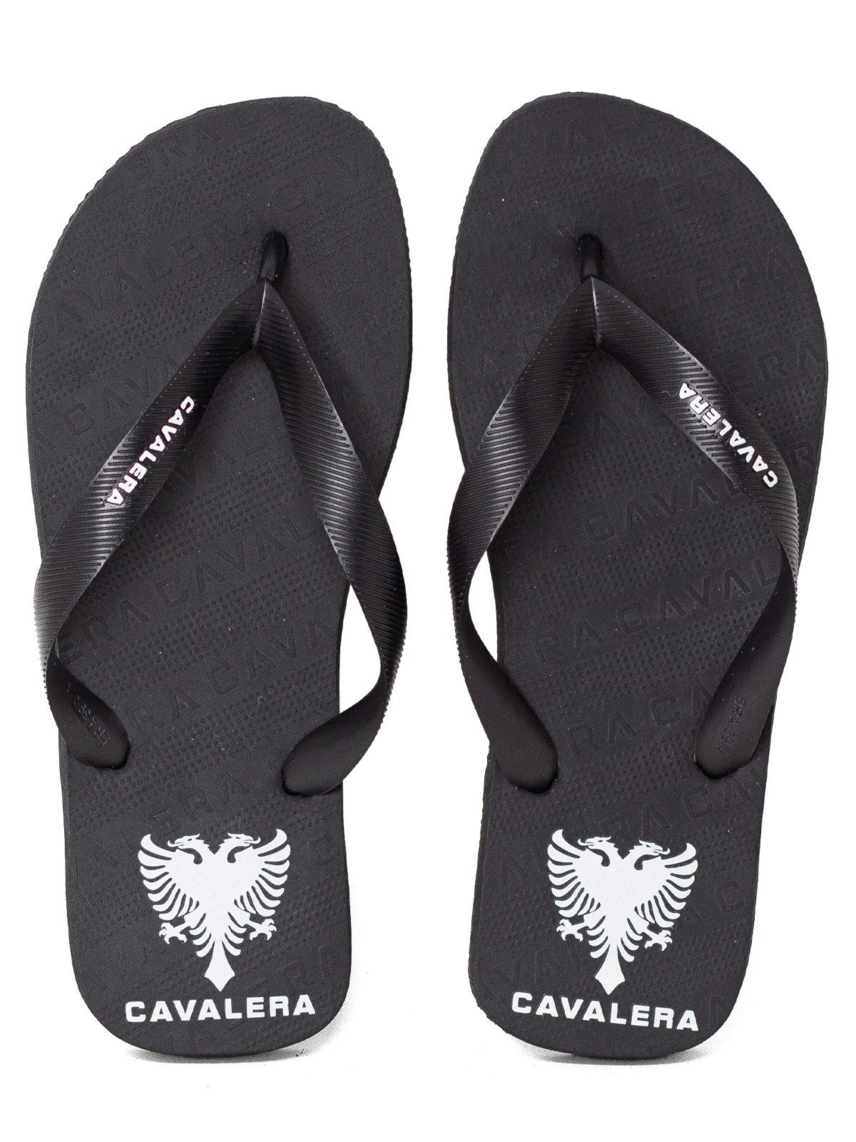 Chinelo Cavalera Águia Borracha Tiras Conforto Sandália Masculino Preto
