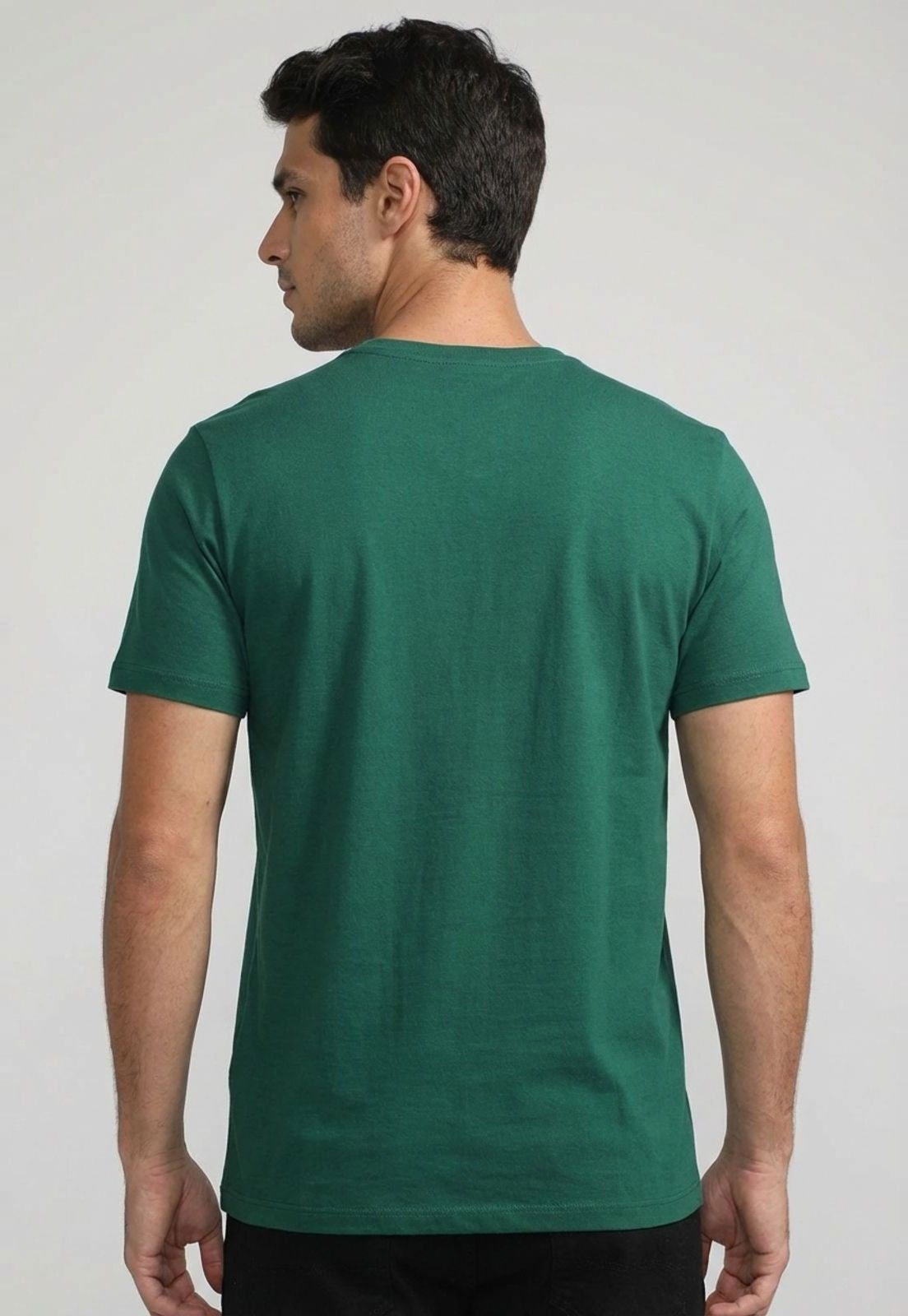 Vista 3 Camiseta Masculina Colcci Estampada verde Colcci verde