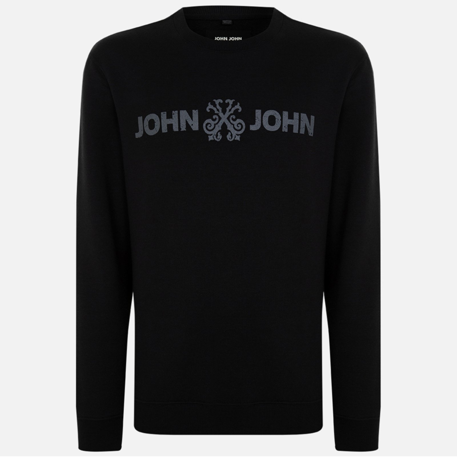 Moletom John John New Basic Ou25 Preto Masculino