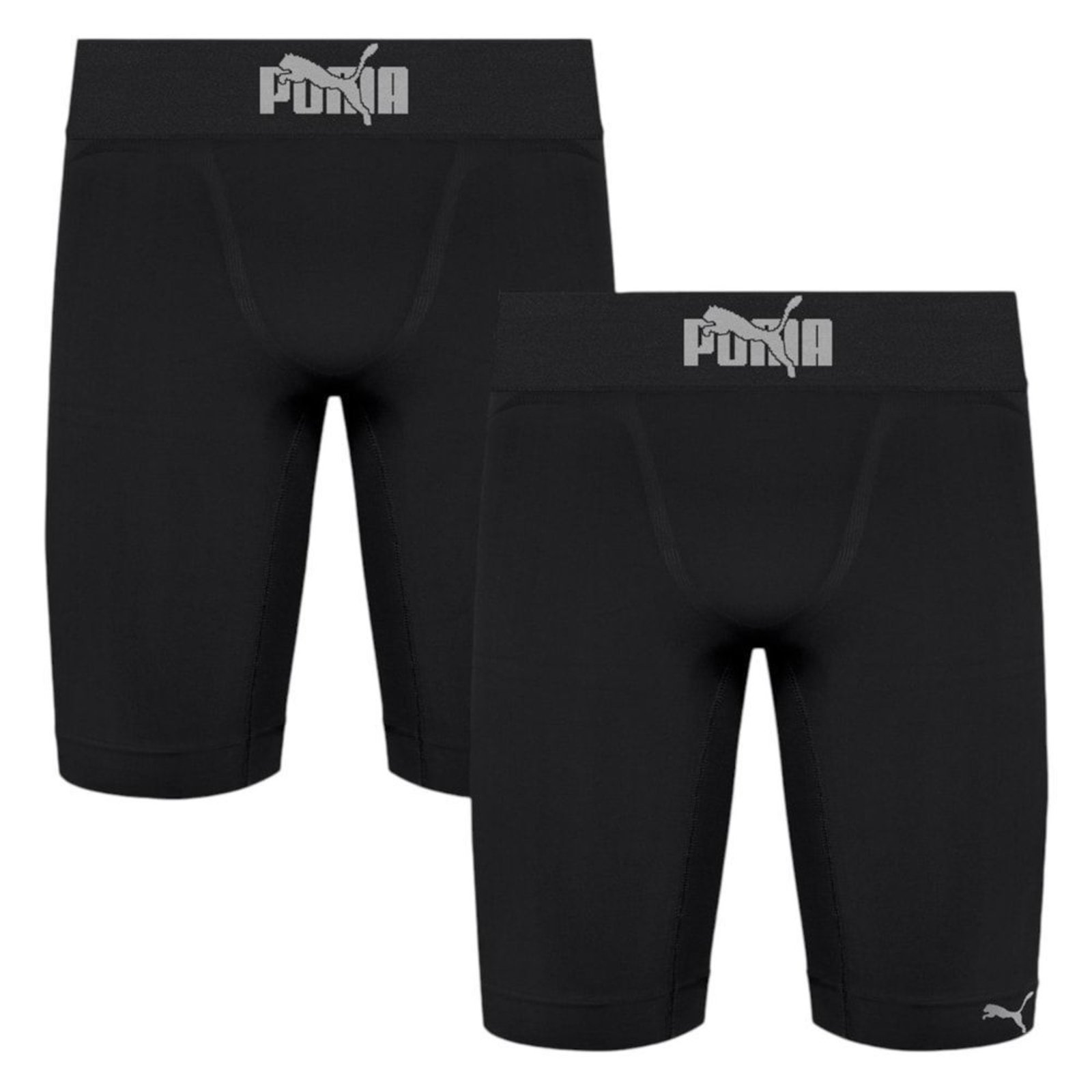 Kit 2 Bermudas Térmicas Puma Long Boxer Masculina - Preto - puma