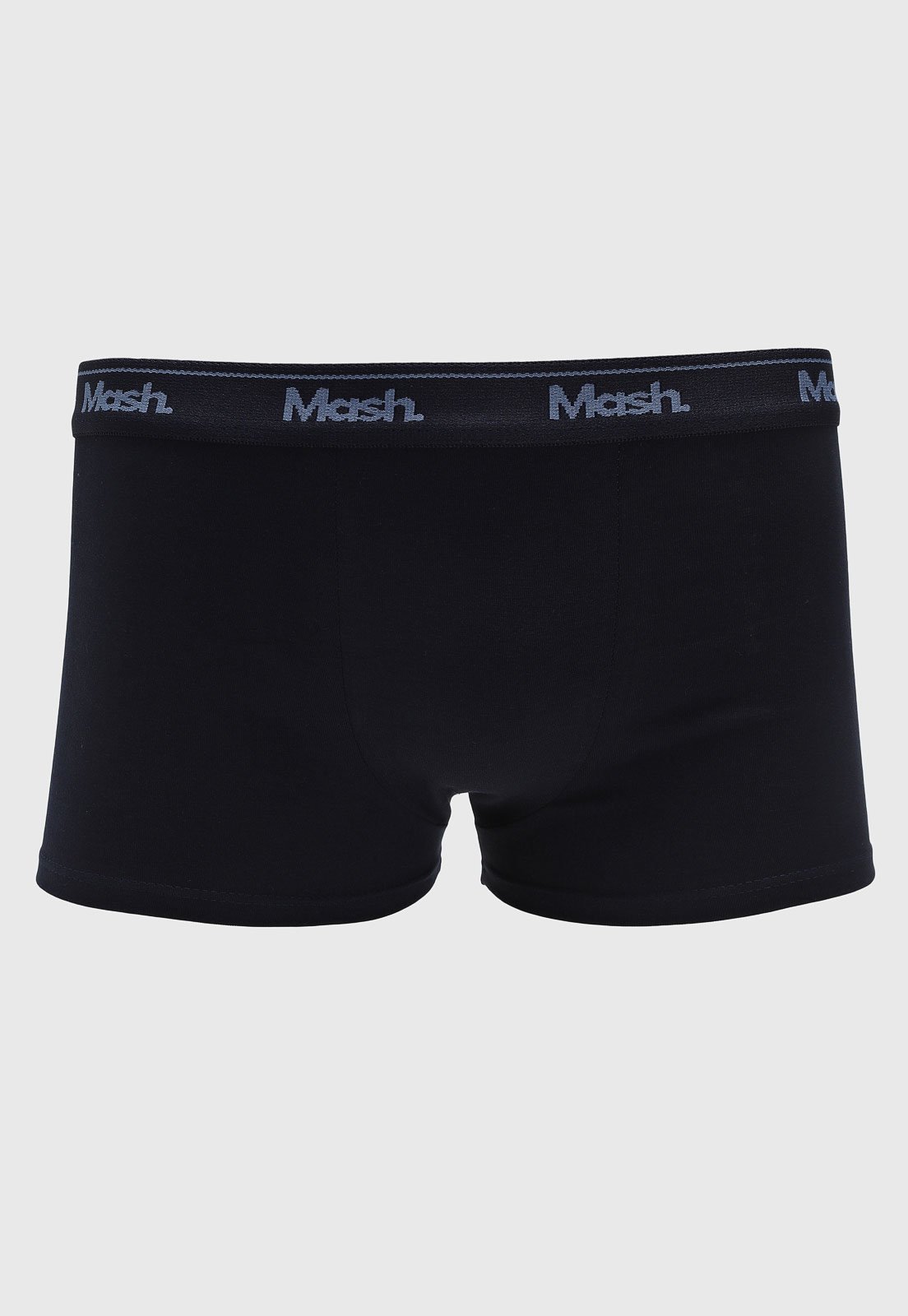 Vista 3 Kit Cueca Boxer Mash Masculina 4 Peças Preta e Azul Marinho preto azul MASH preto azul
