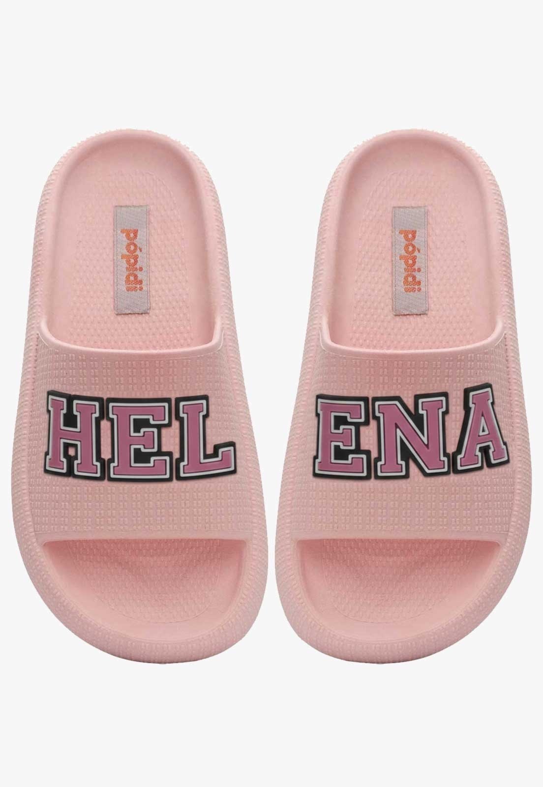 Infantil - Chinelo Pópidi Personalizado HELENA Estilo Nuvem Rosa