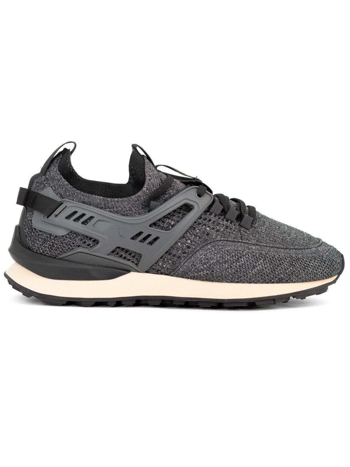 Tênis Masculino Reserva RSV Go Future Jogg Knit Emborrachado Cadarço Cinza Mescla