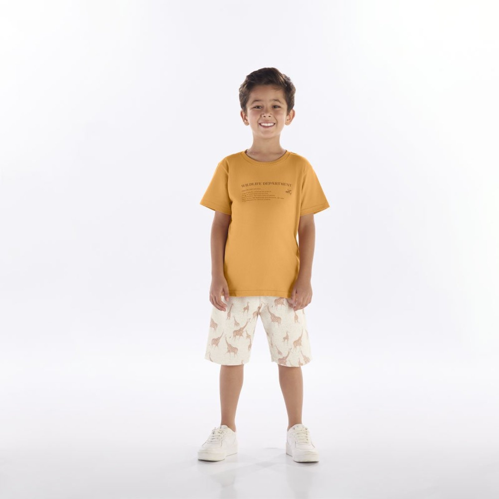 Infantil - Conjunto Bege Pulla Bulla Menino - 53478-595