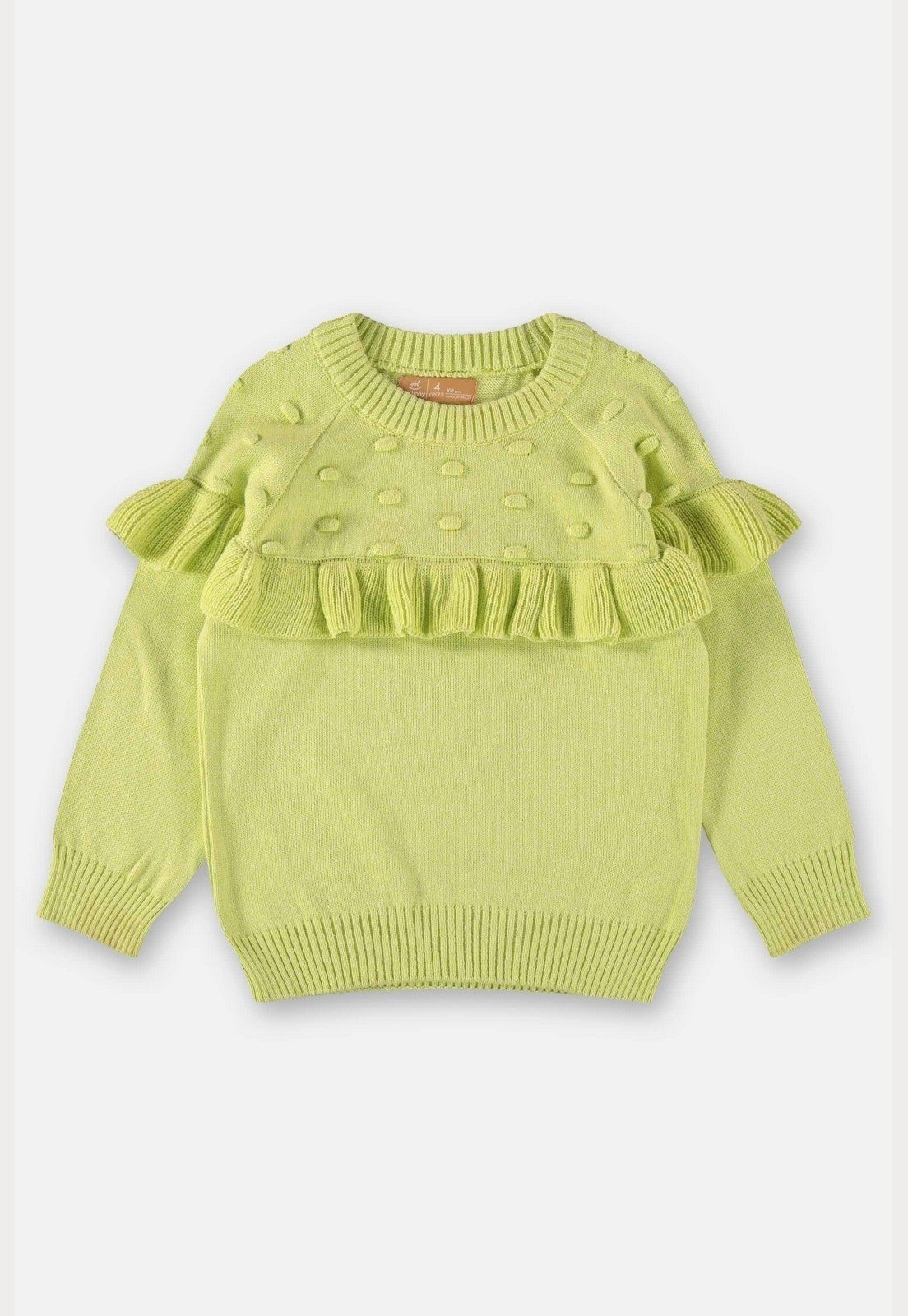 Infantil - Blusão em Tricô Menina Up Baby Verde