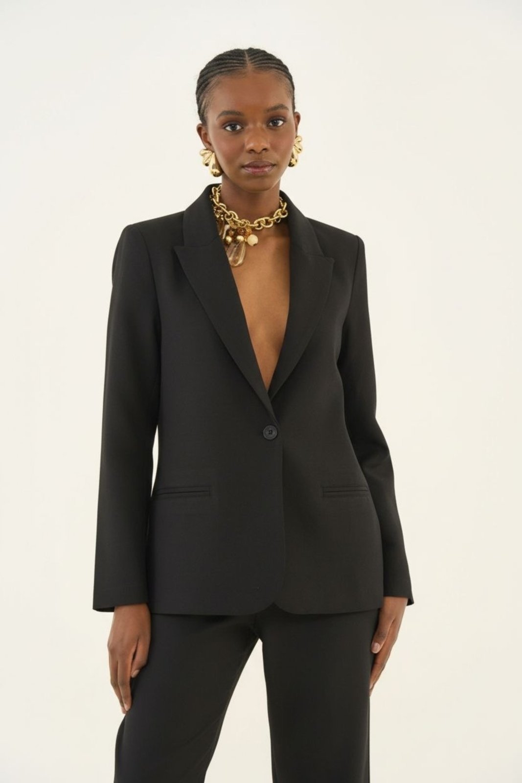 Blazer Linho Colcci Preto
