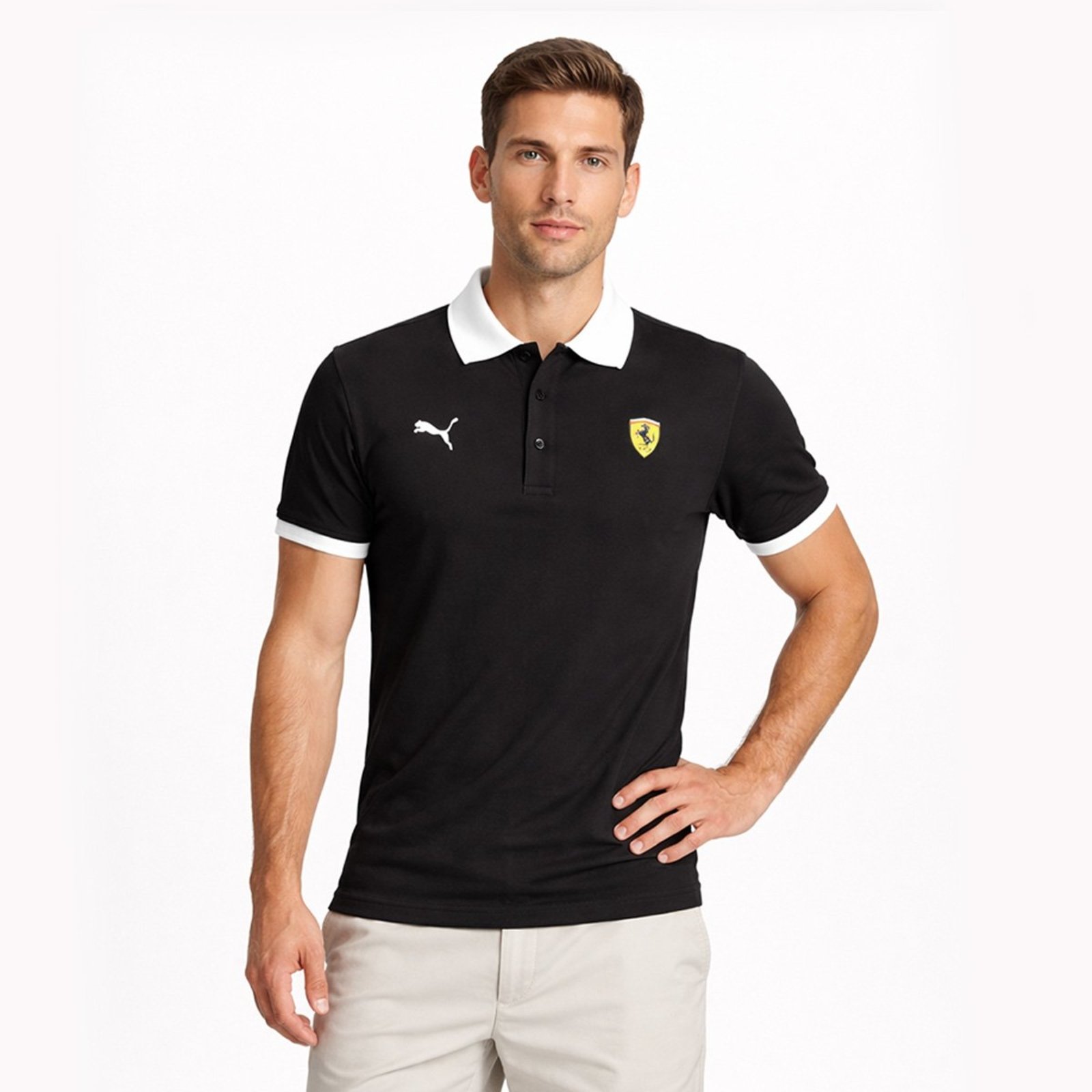 Polo Puma Scuderia Ferrari Piquet Preta