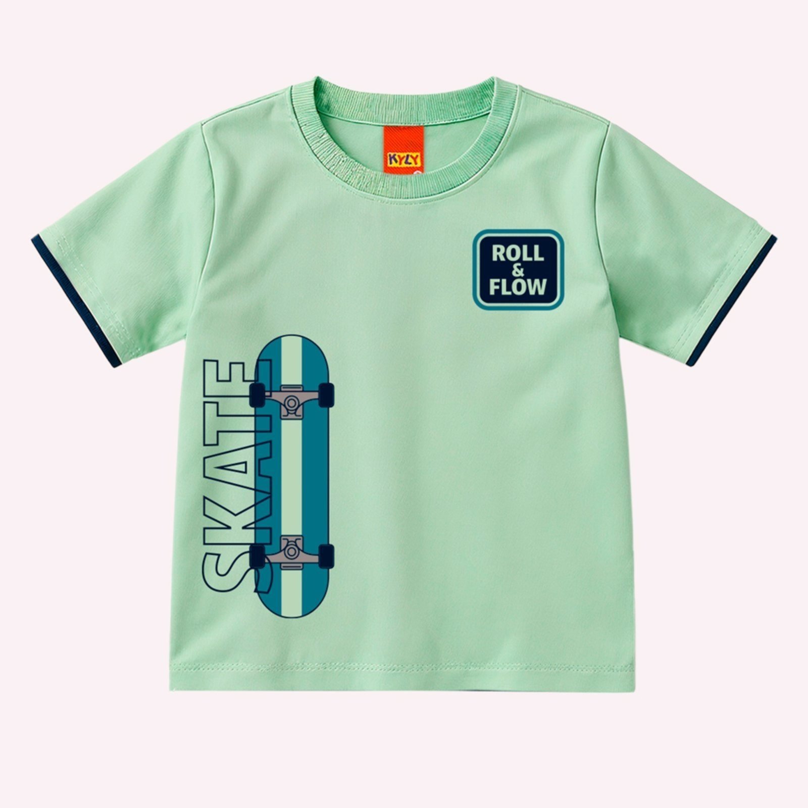 Vista 3 Infantil - Conjunto Skate Menino Kyly cinza Kyly cinza