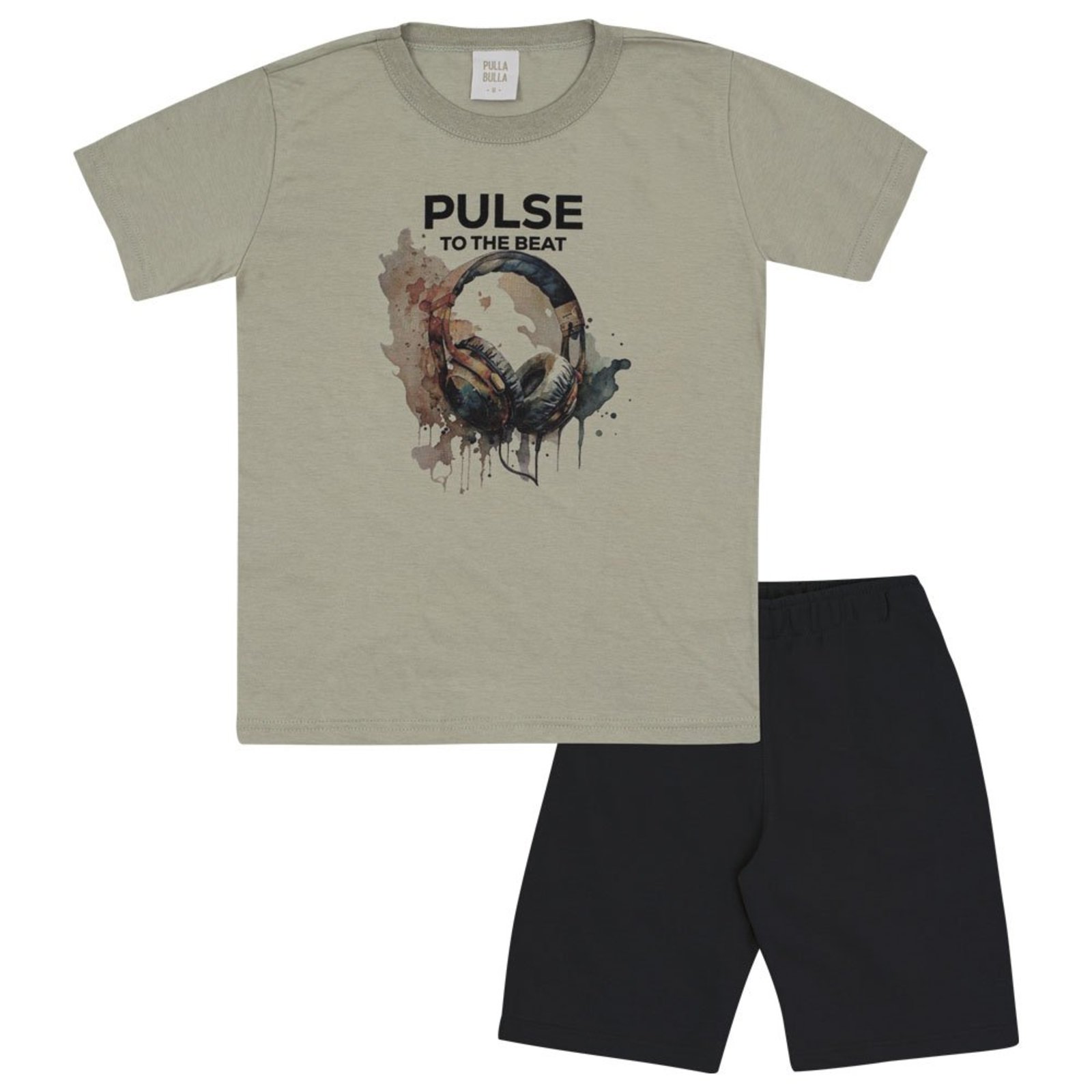 Infantil - Conjunto Verde Pulla Bulla Menino - 53476-1350