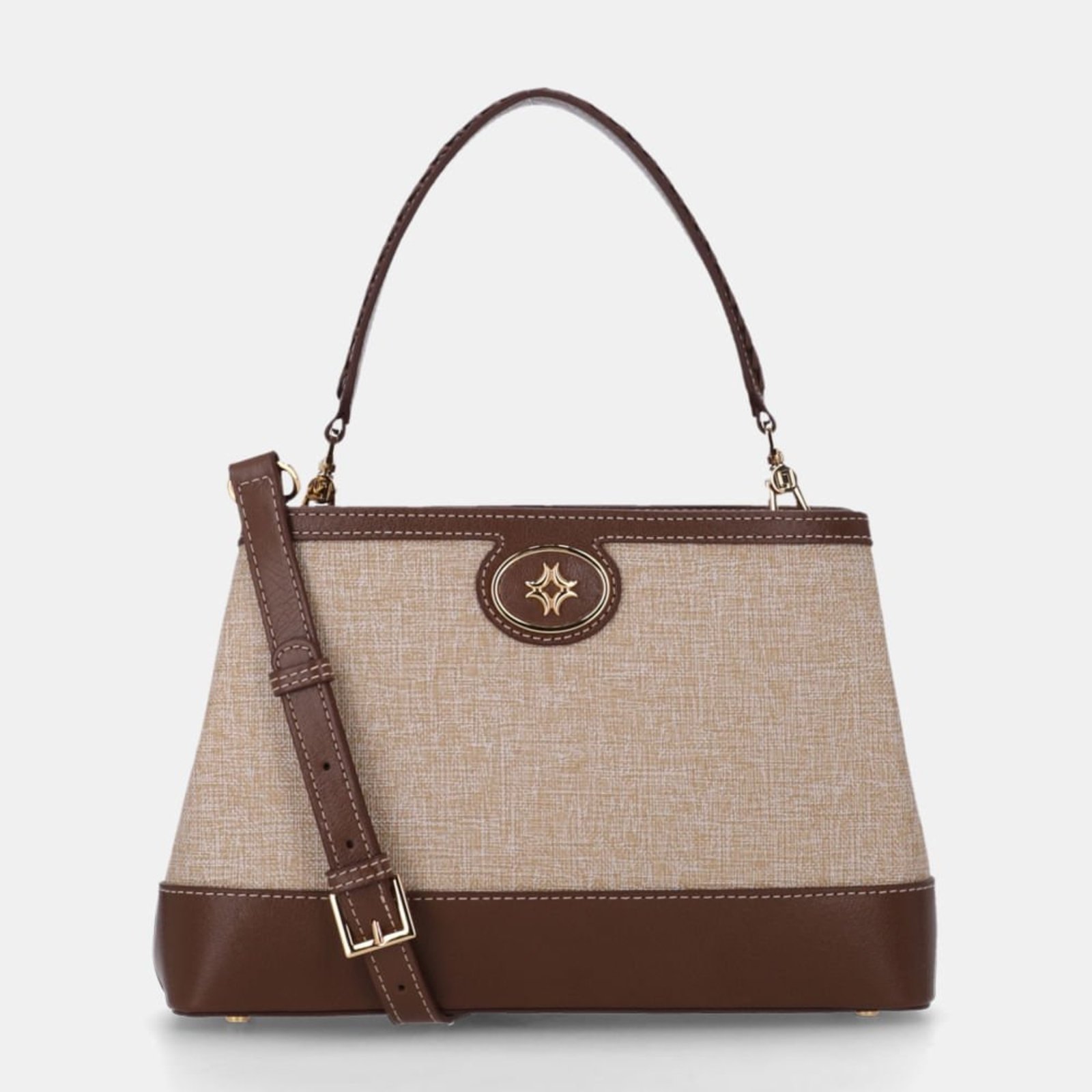 Bolsa Tote Média Naturalle Cru - 2000956 Luz da Lua