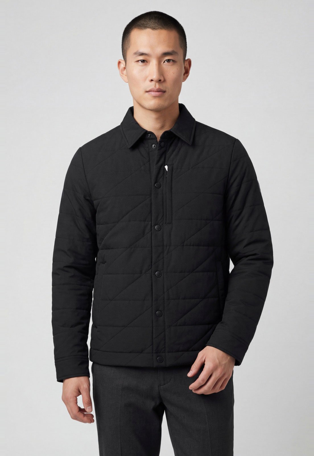 Jaqueta Masculina Dudalina Matelassê Preta