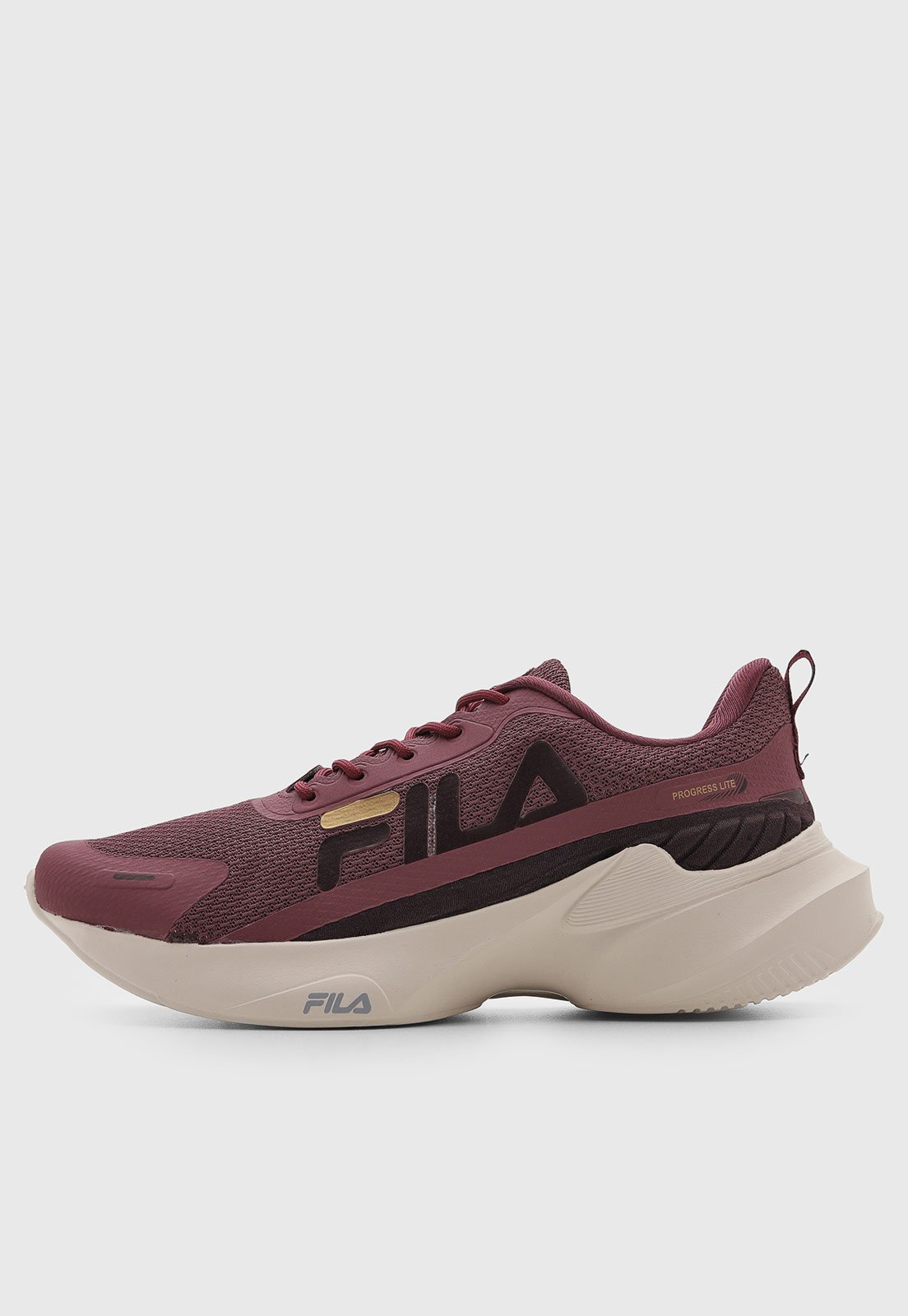 Tênis Feminino Fila Progress Lite Vinho