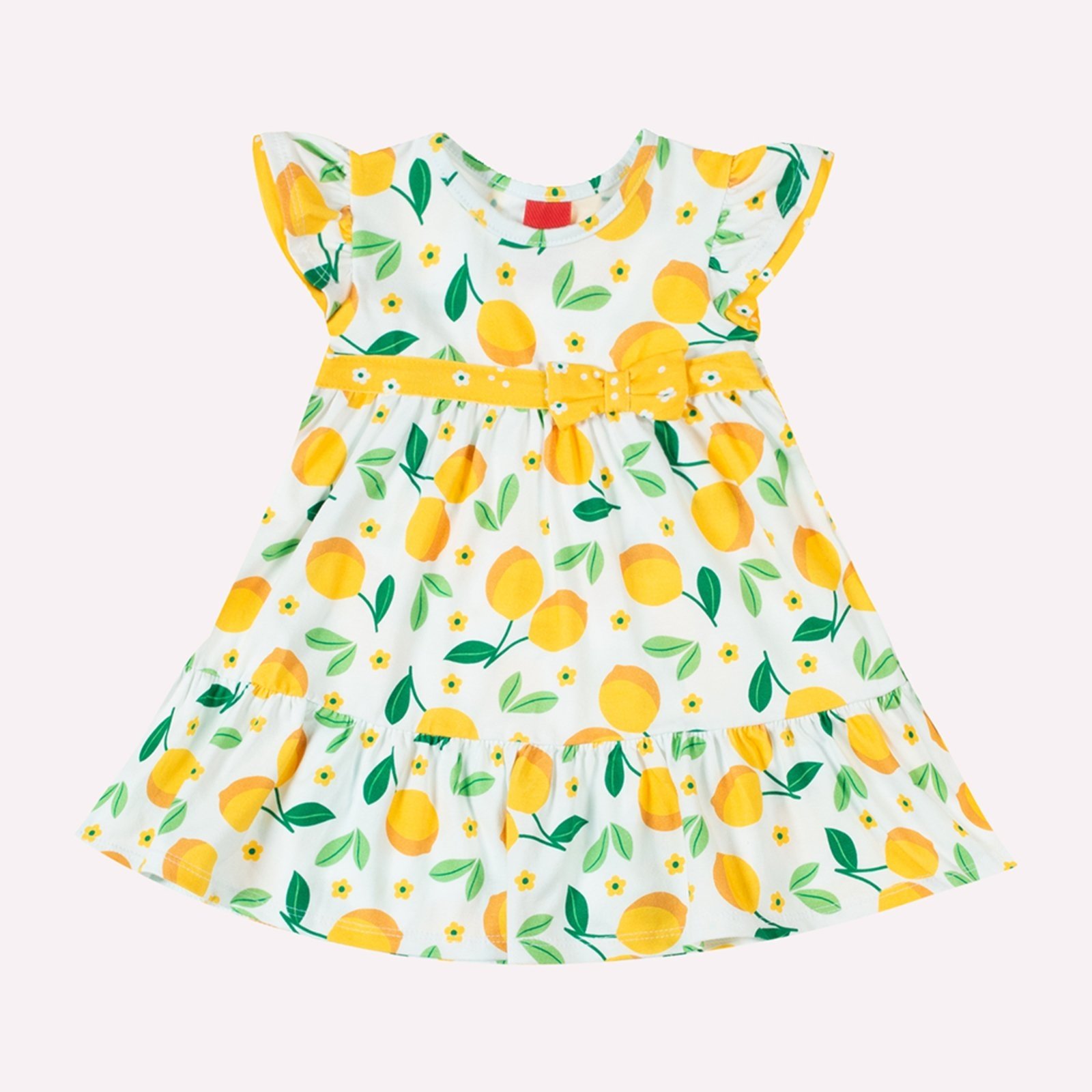 Vista 3 Infantil - Vestido Menina Limões Kyly azul marinho Kyly azul marinho