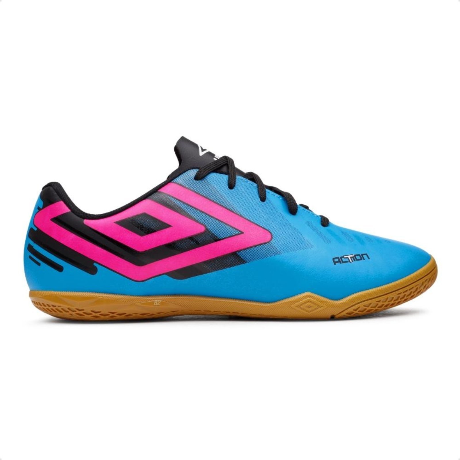 Chuteira Futsal Umbro Action Masculino Azul