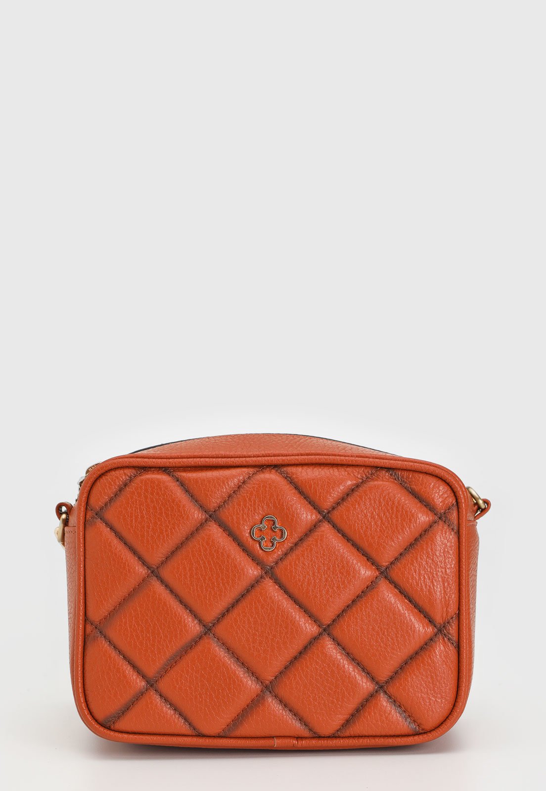 Bolsa Capodarte Tiracolo Média Matelassê Laranja