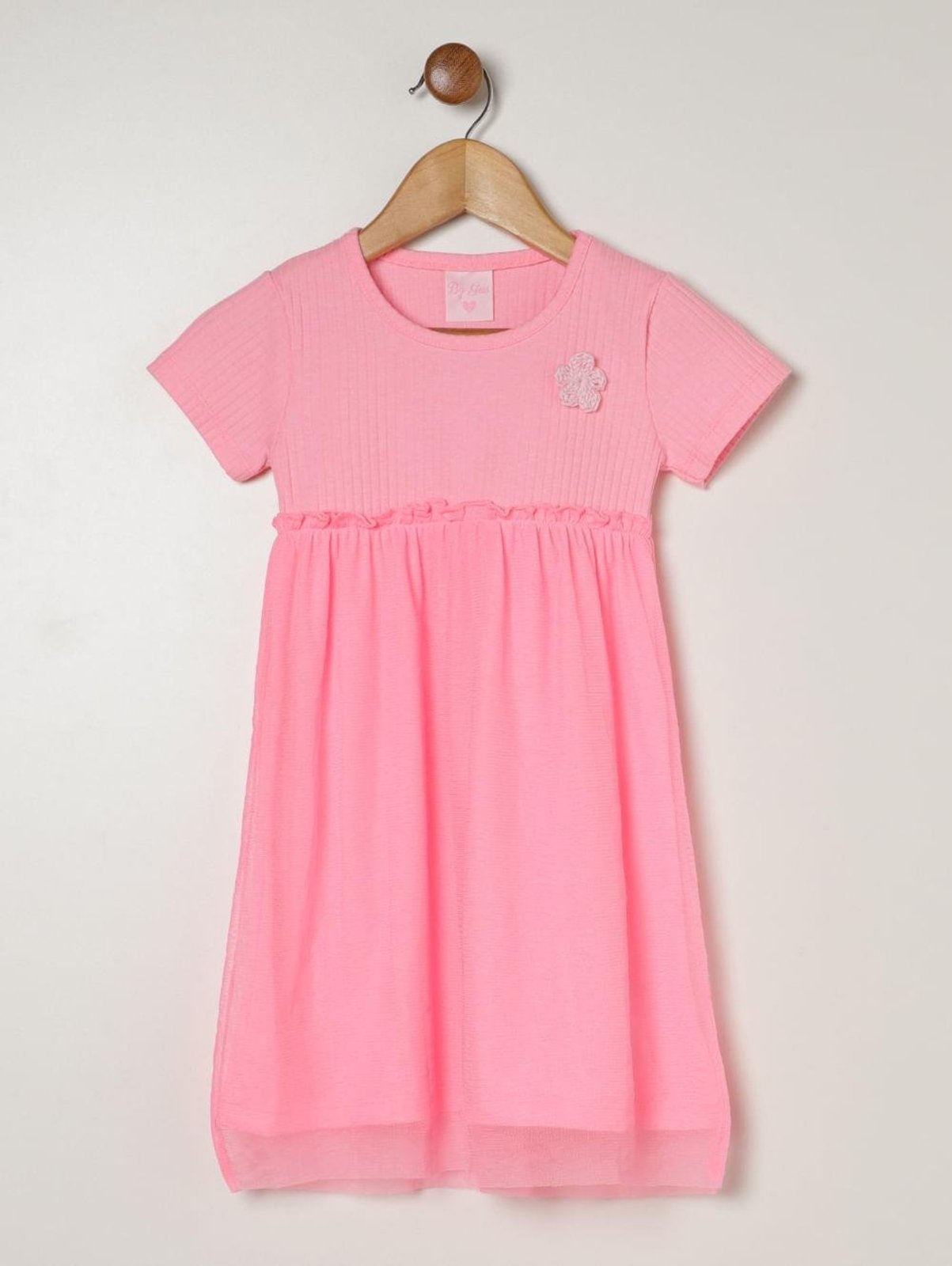 Vestido Tule Para Menina - ROSA
