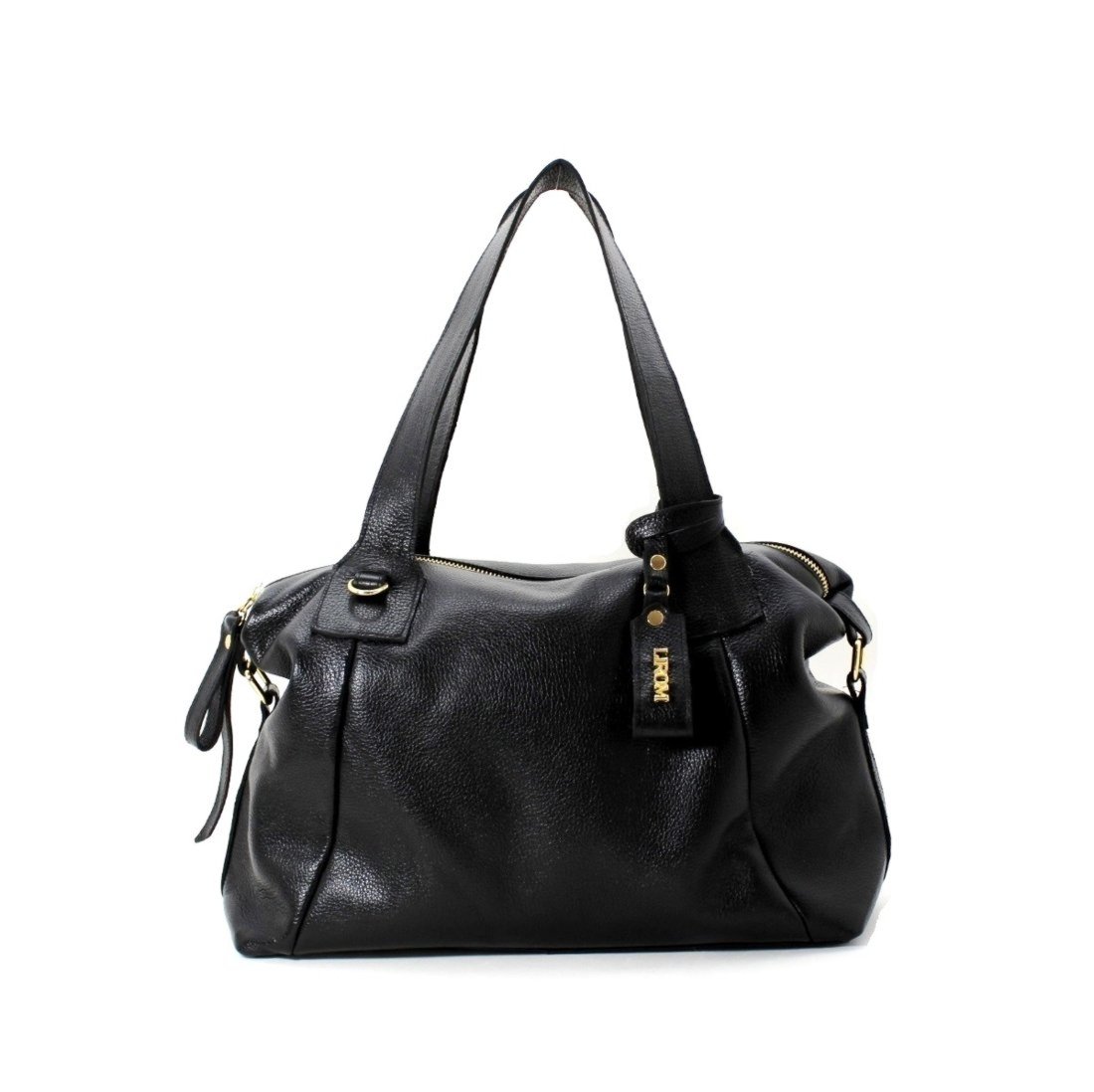Bolsa Feminina Grife Lirom Sofisticada Em Couro Luxuosa