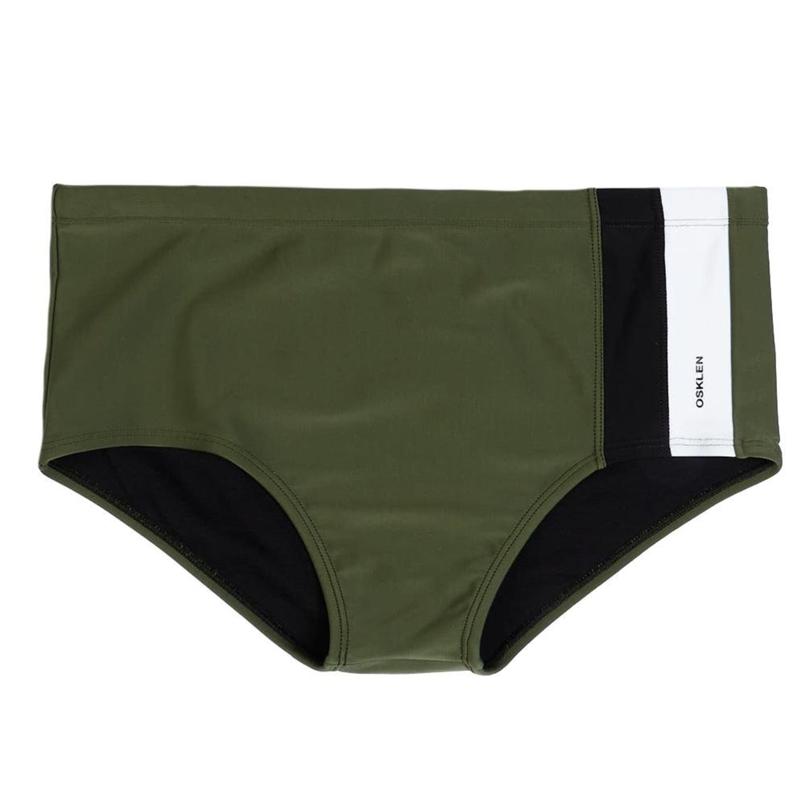 Sunga Osklen Color Band Verde Militar/Preto/Branco