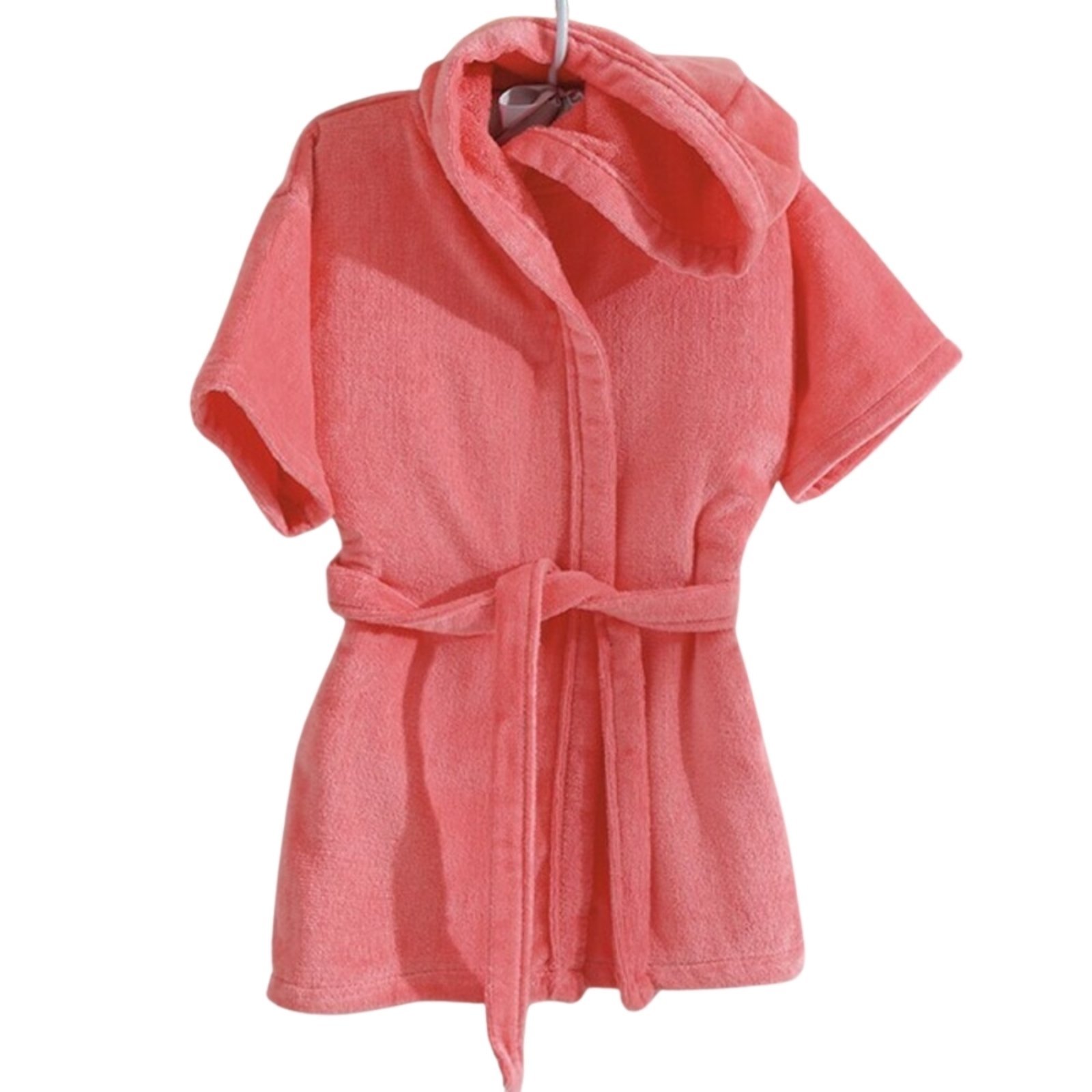 Roupao PBB Dohler Atoalhado Velour Com Capuz Rosa
