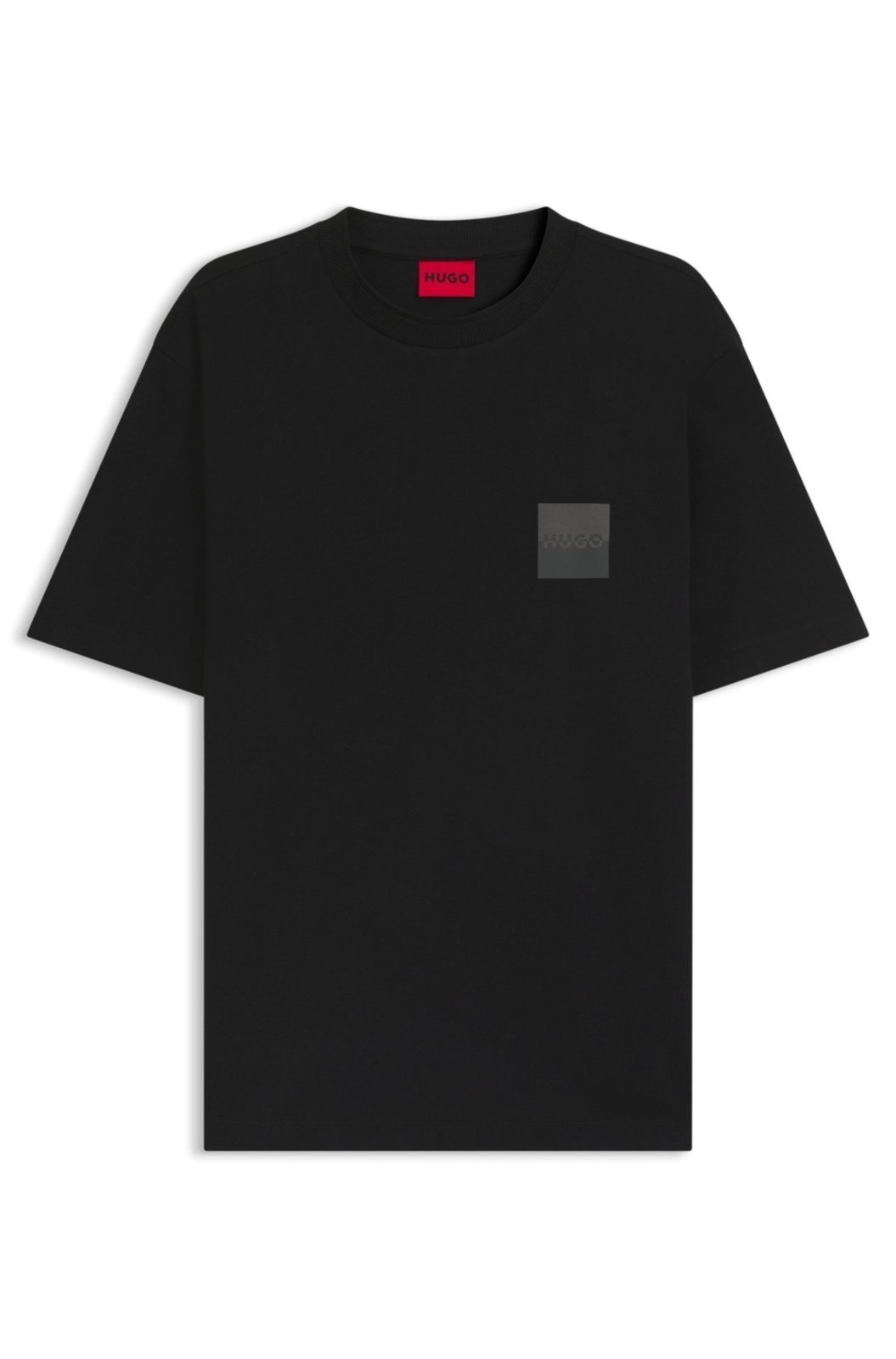Camiseta De Ajuste Descontraído Em Algodão Com Logo