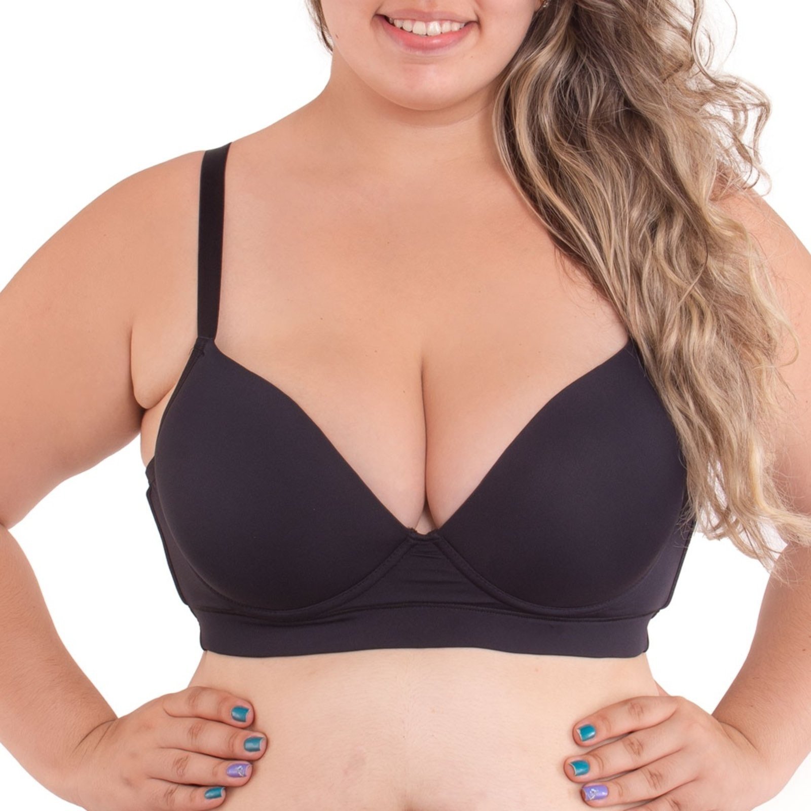 Sutiã Bojo Sustentação Reforçado Plus Size Liebe
