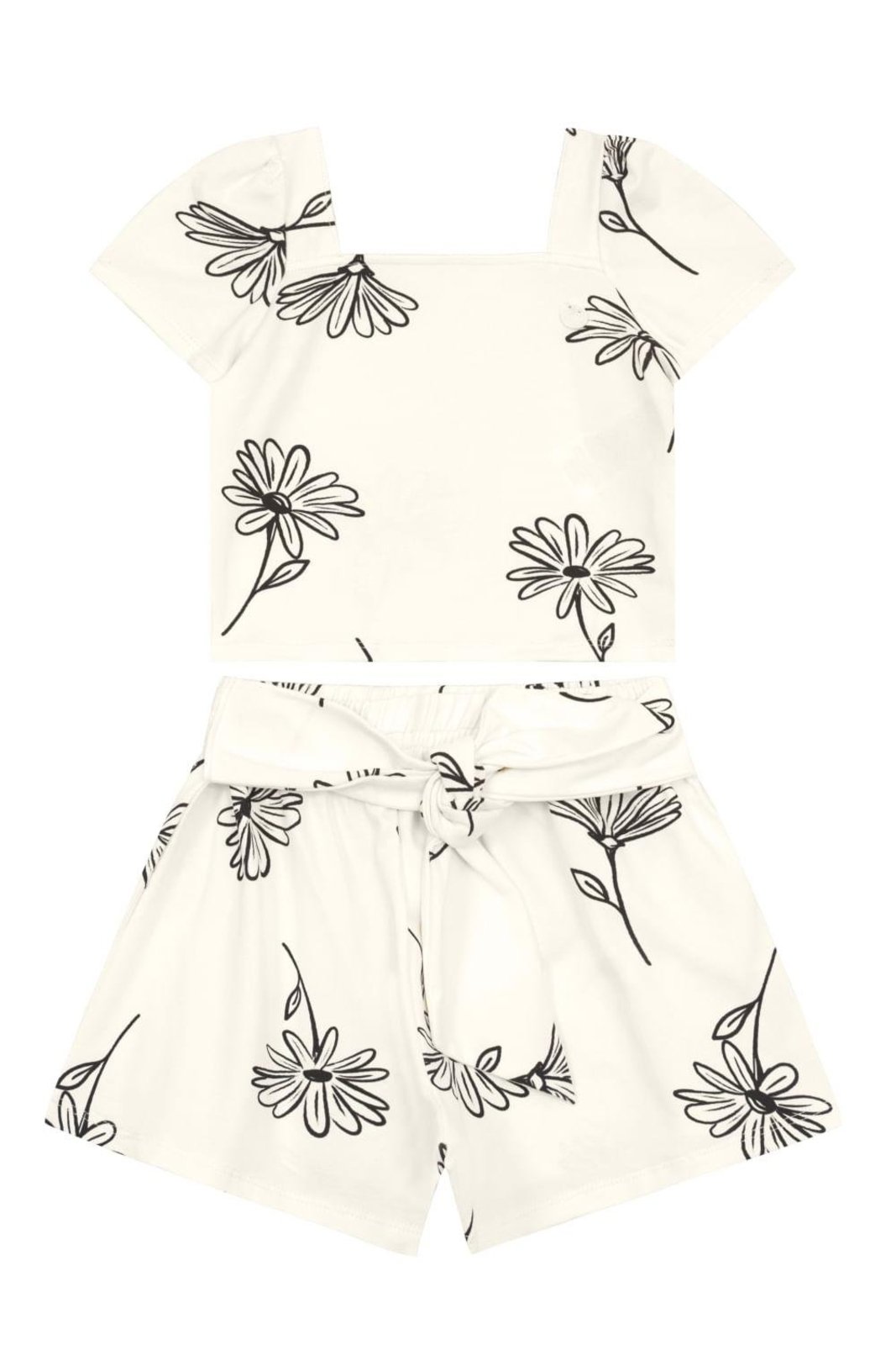 Infantil - Conjunto menina florido Mundi