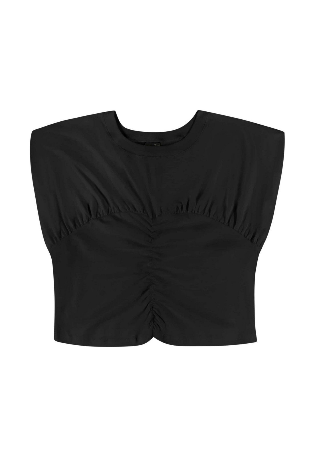Vista 3 Infantil - Blusa Corset Juvenil para Menina Gloss preto Gloss preto