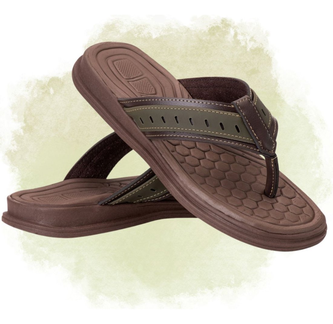 Chinelo Masculino Ortopédico Sandália Papete Masculino Anti-stress Verde
